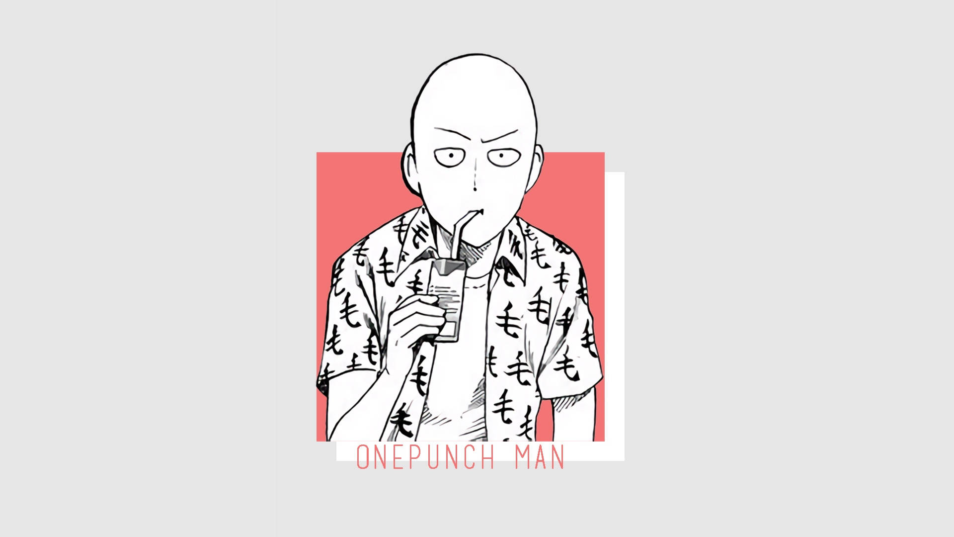 Saitama'nın Komik İfadesi Duvar Kağıdı