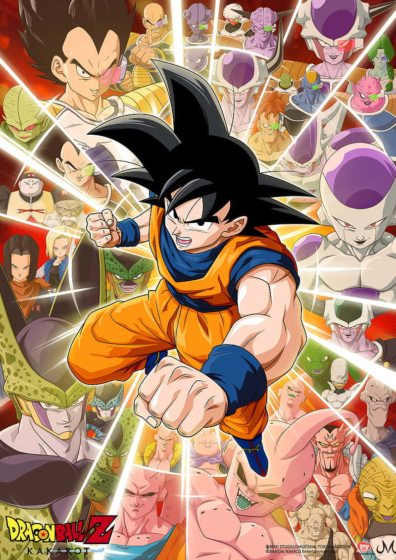 Saiyan Gücü Serbest Kaldı - Dragon Ball Z Duvar Kağıdı