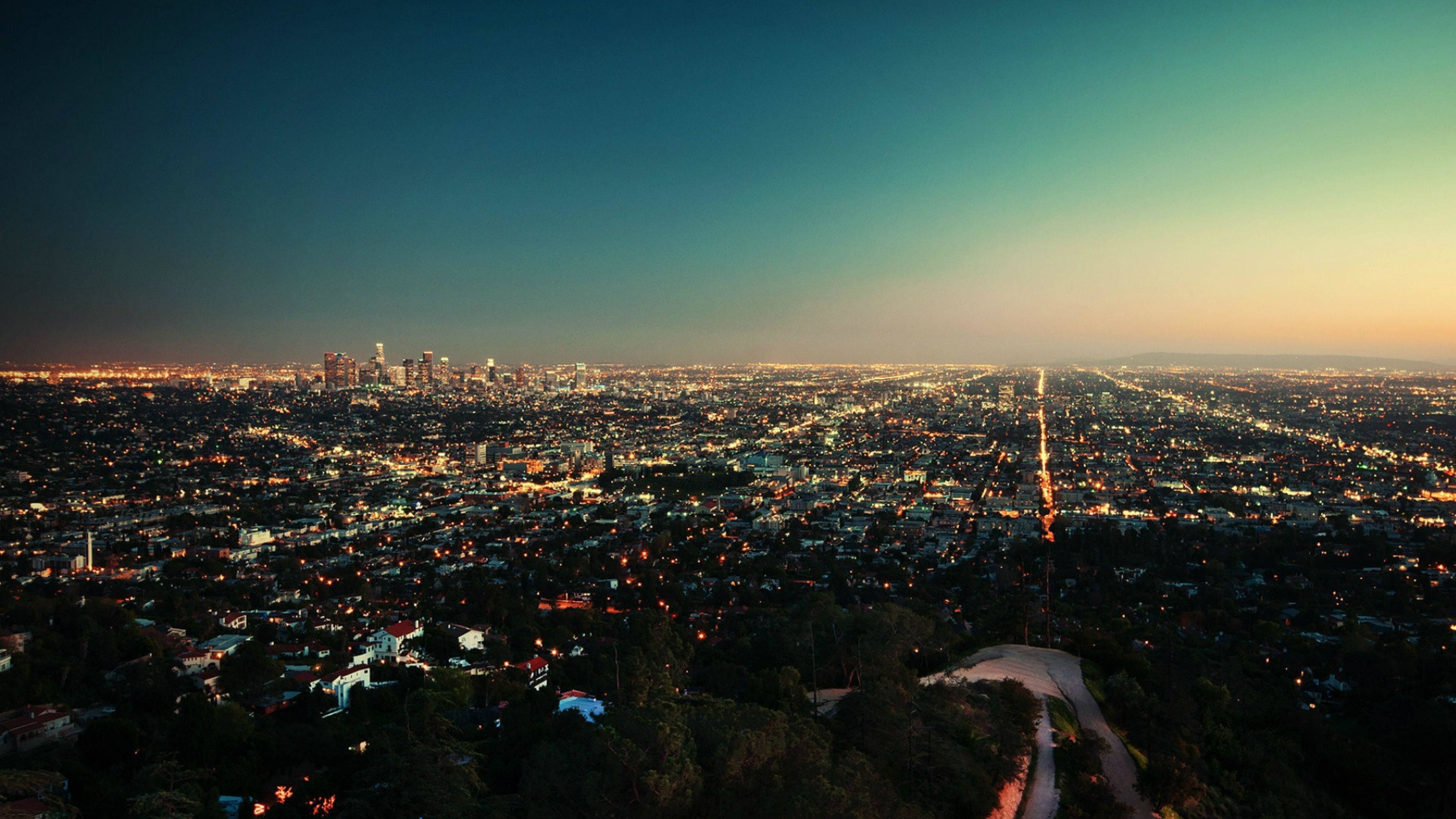 Sakin Los Angeles Gün Batımı Duvar Kağıdı