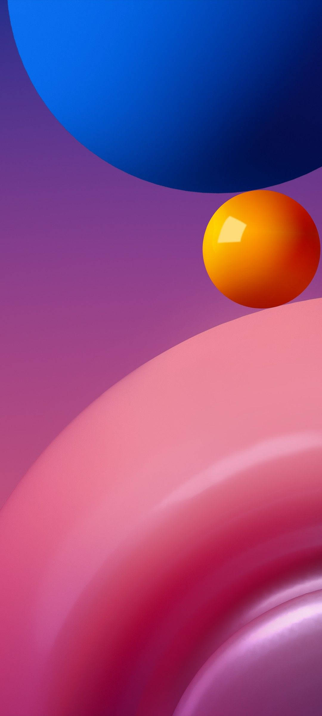 Samsung Galaxy 4K Opak Renkli Toplar Duvar Kağıdı