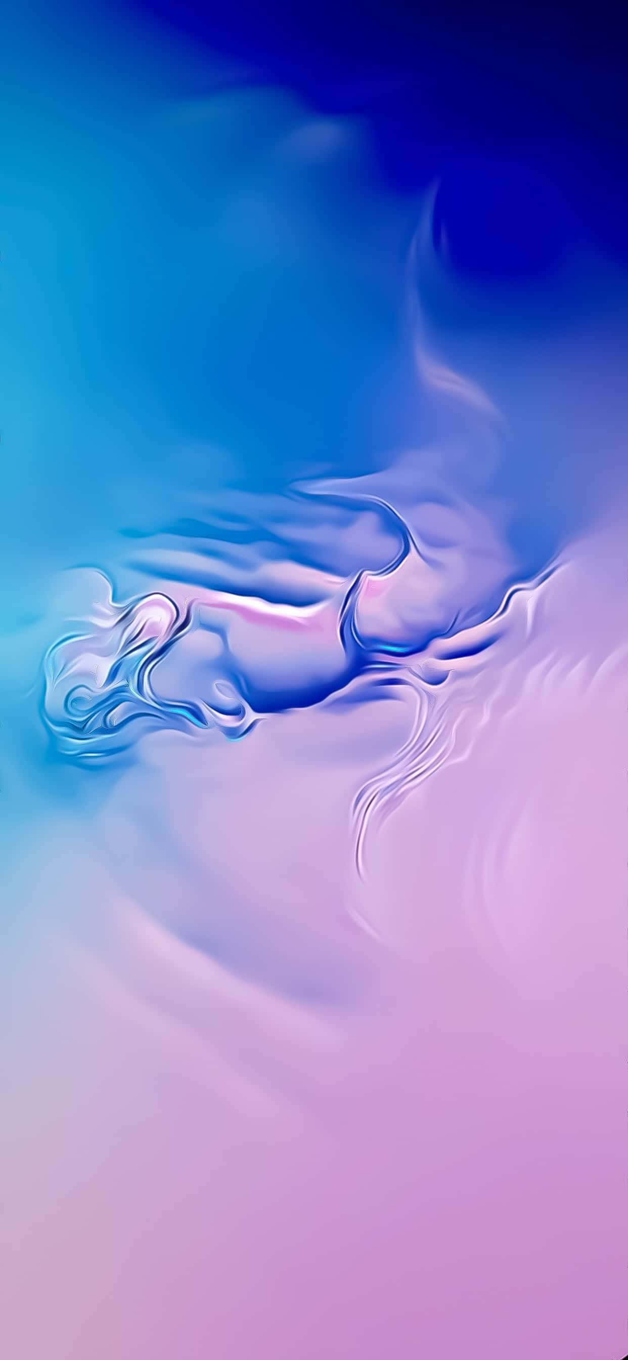 Samsung Galaxy S10 Ekranında Büyüleyici Soyut Renkler Duvar Kağıdı