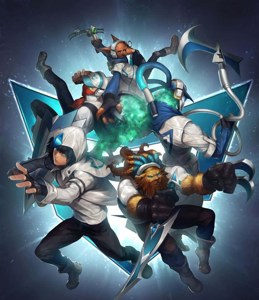 Samsung Galaxy White Pixel 3 XL League Of Legends Arka Planı Duvar Kağıdı