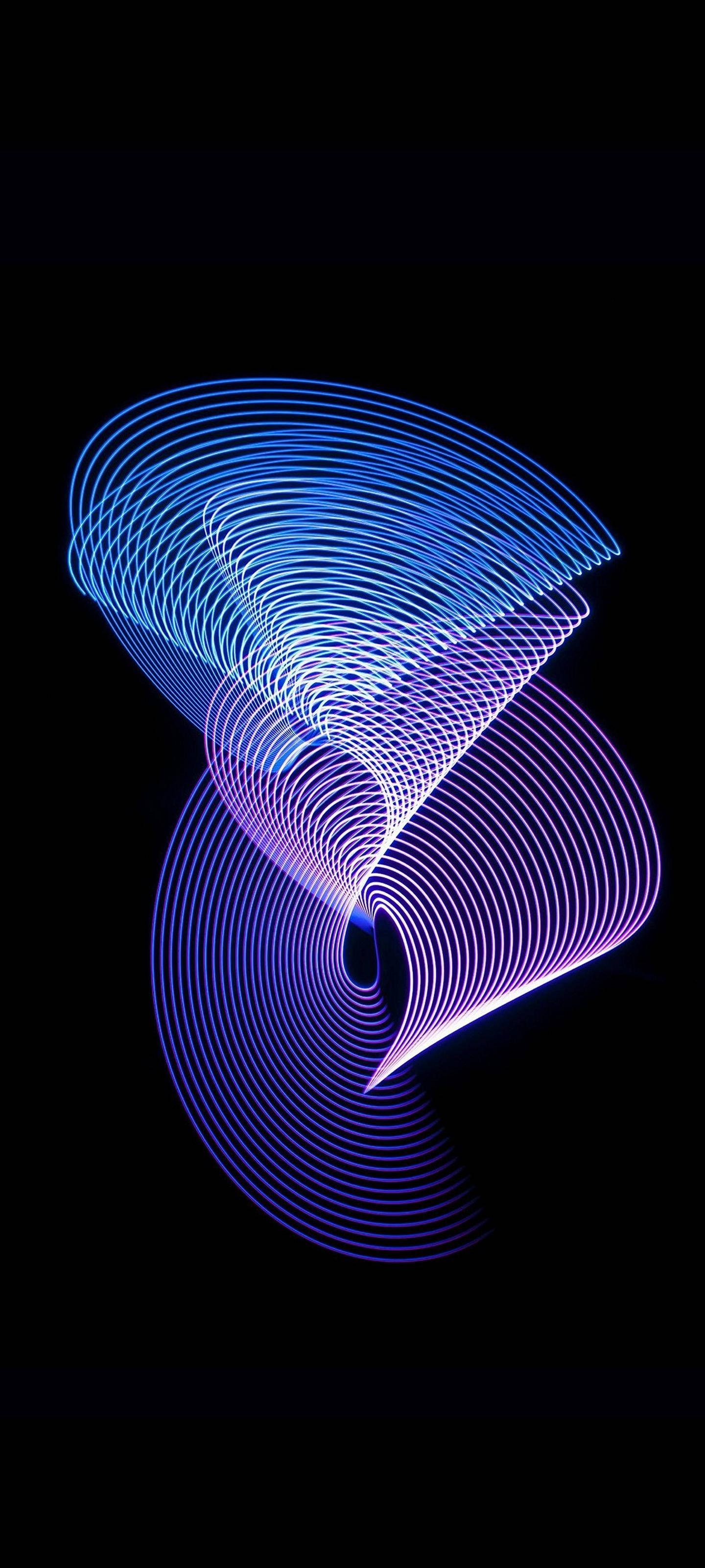 Samsung S21 Ultra Spiral Işık Duvar Kağıdı