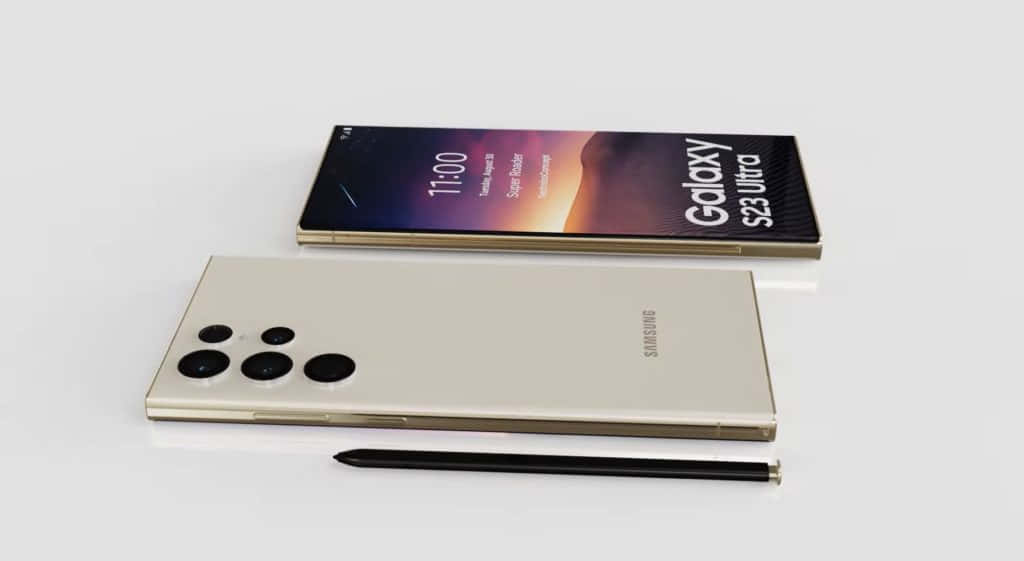 Samsung S23 Ultra Altın Duvar Kağıdı