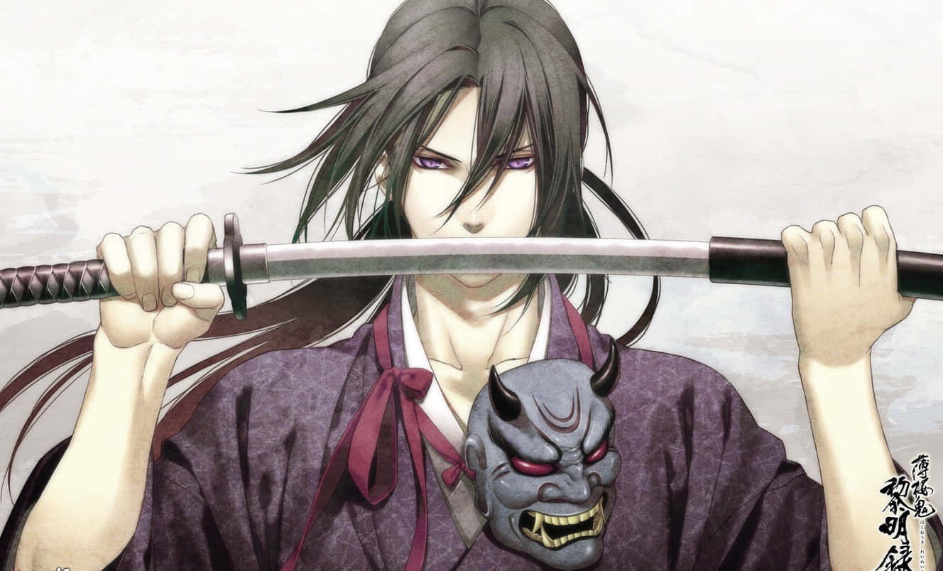Samuray Anime Hakuoki Hijikata Toshizo Duvar Kağıdı
