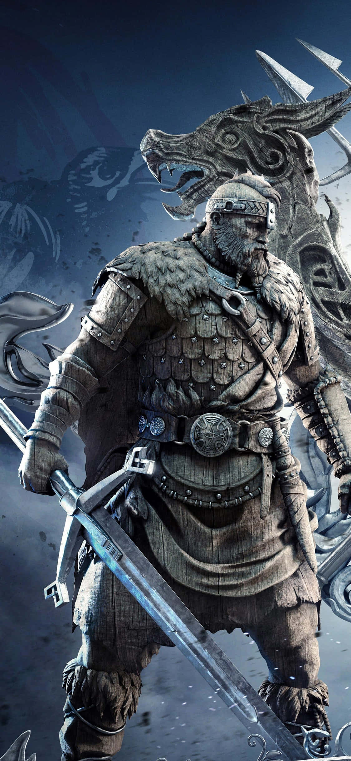 Samuray Ejderhaya Karşı Android For Honor Arkaplanı Duvar Kağıdı