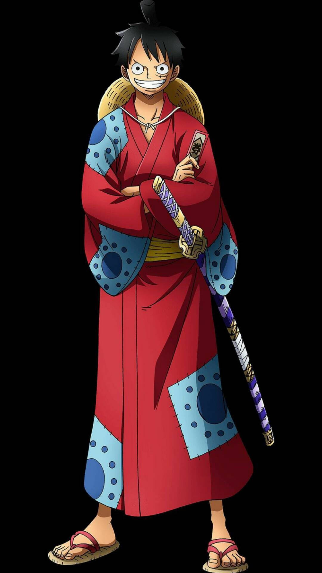 Samuray Luffy Gülümsemesi Duvar Kağıdı