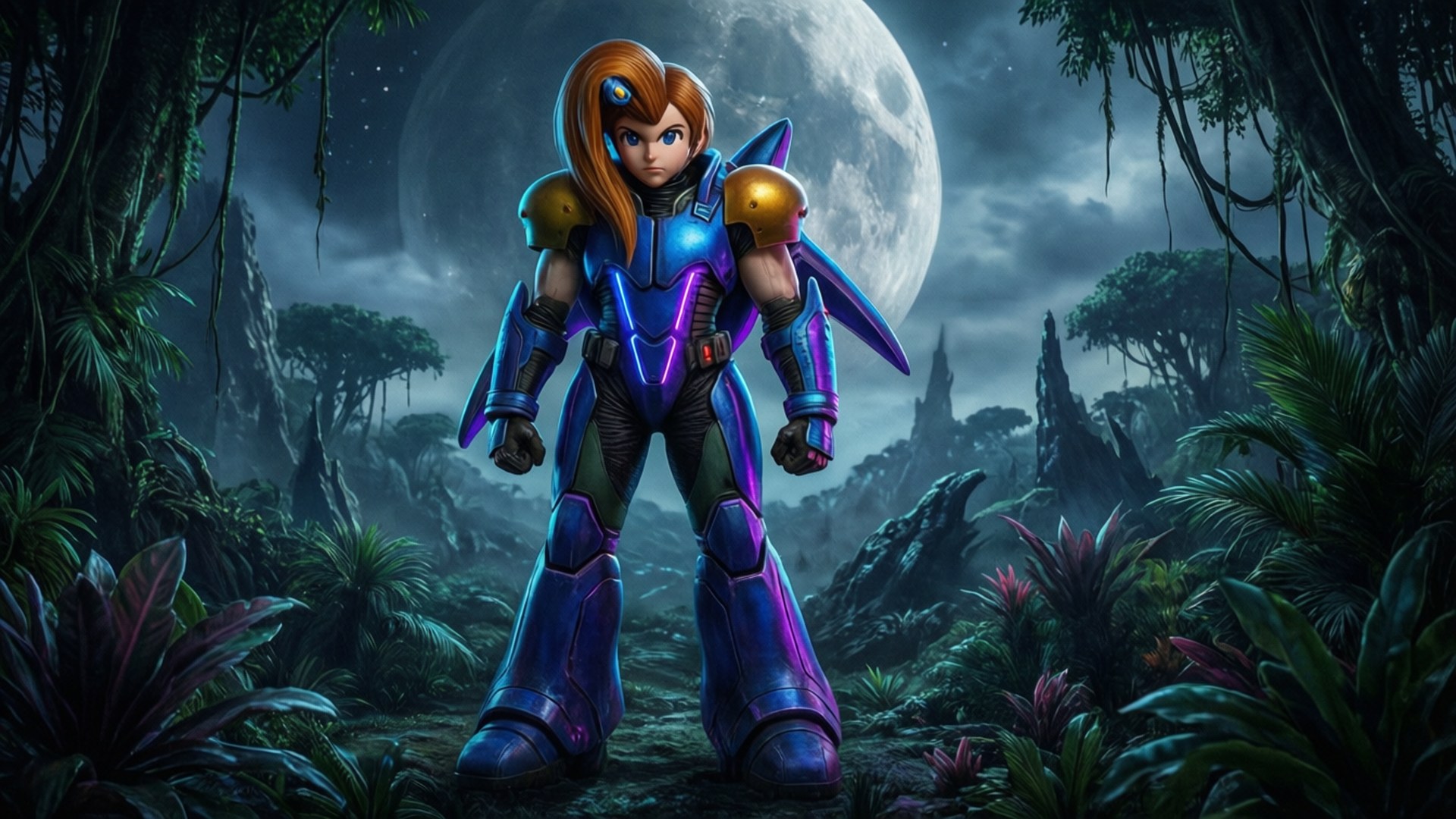 Samus Yabancı Ay'da Duvar Kağıdı