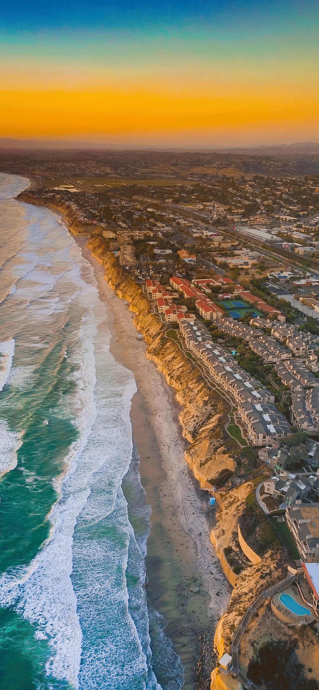 San Diego Sahil Plajı iPhone Duvar Kağıdı