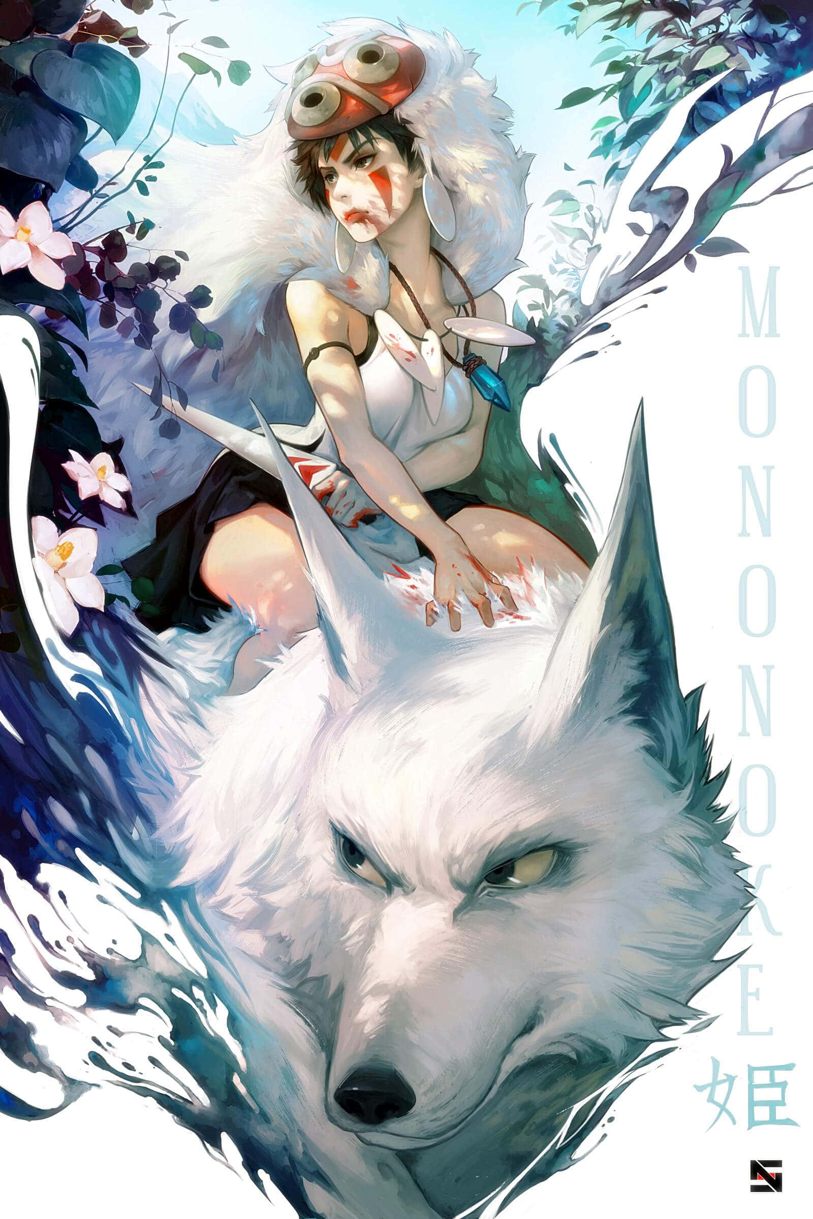 San, Prenses Mononoke'den Duvar Kağıdı