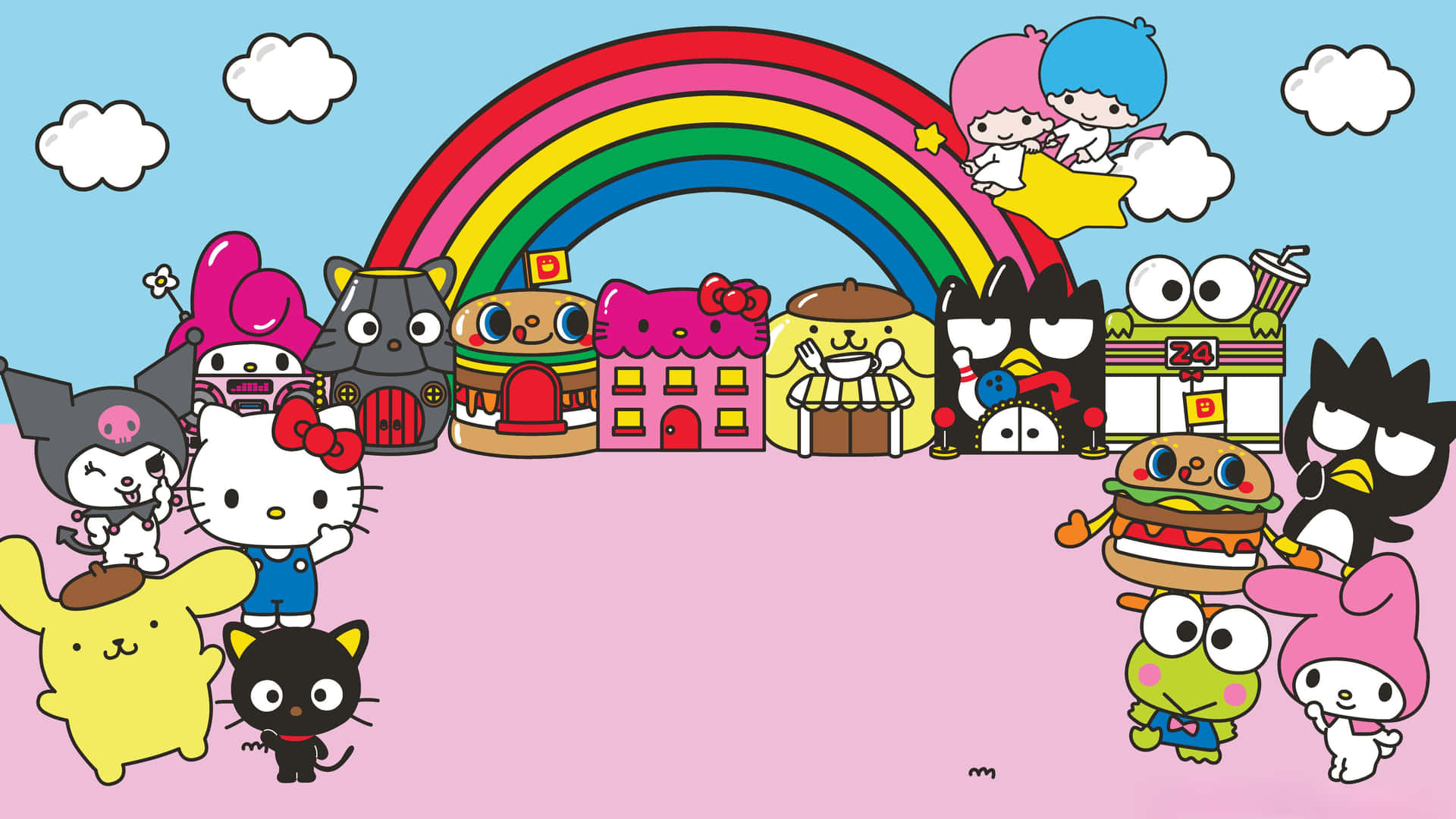 Sanrio arka planı — Sanrio GIF Duvar Kağıdı