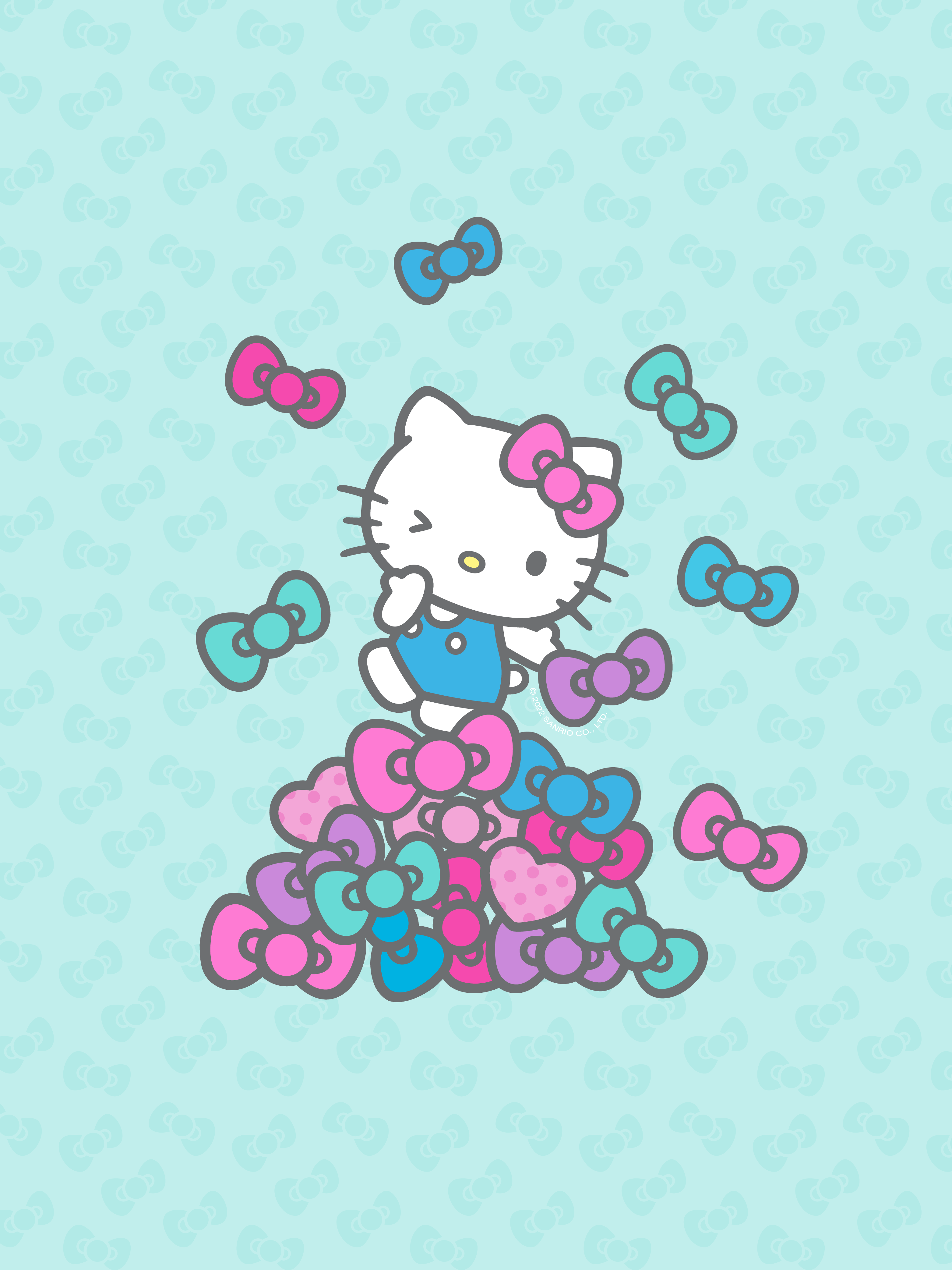 Sanrio fantazi dünyası ana karakterlerle Duvar Kağıdı