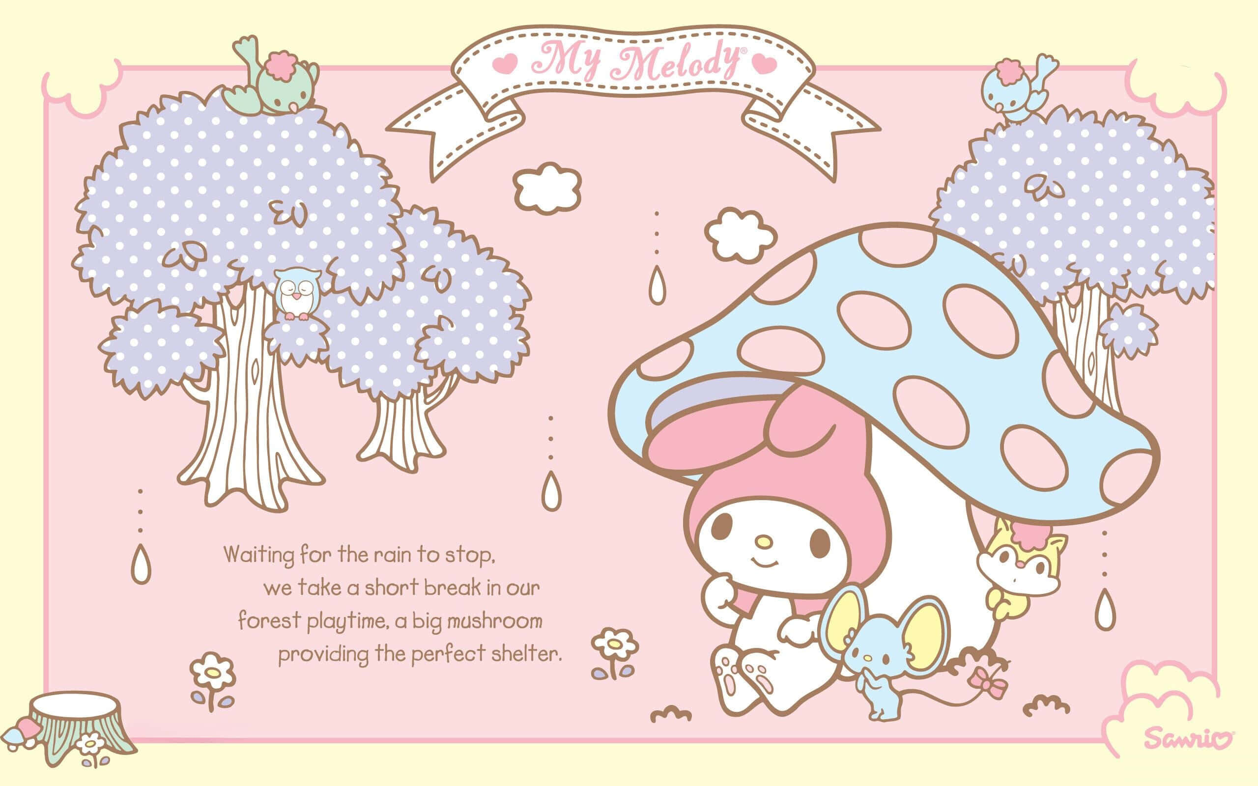 Sanrio ile eğlence dolu bir güne hazır olun! Duvar Kağıdı
