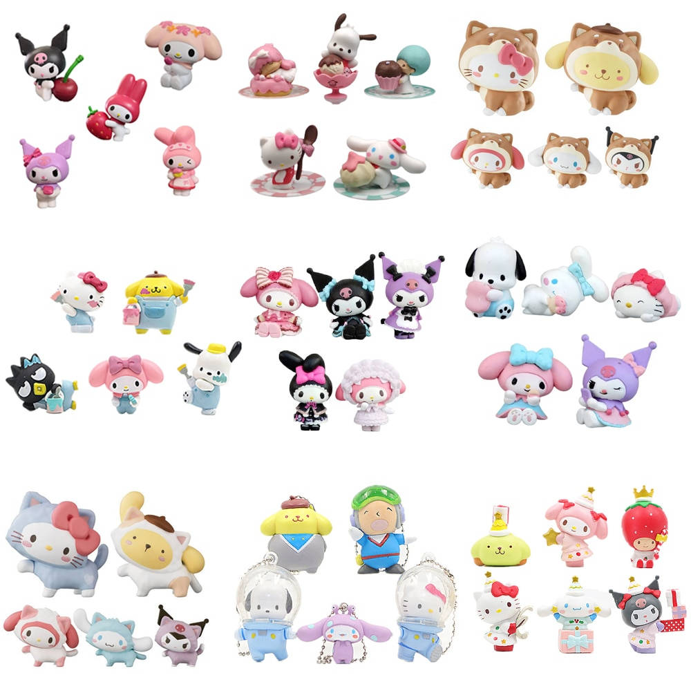 Sanrio Masaüstü Tüm Oyuncak Karakterler Duvar Kağıdı