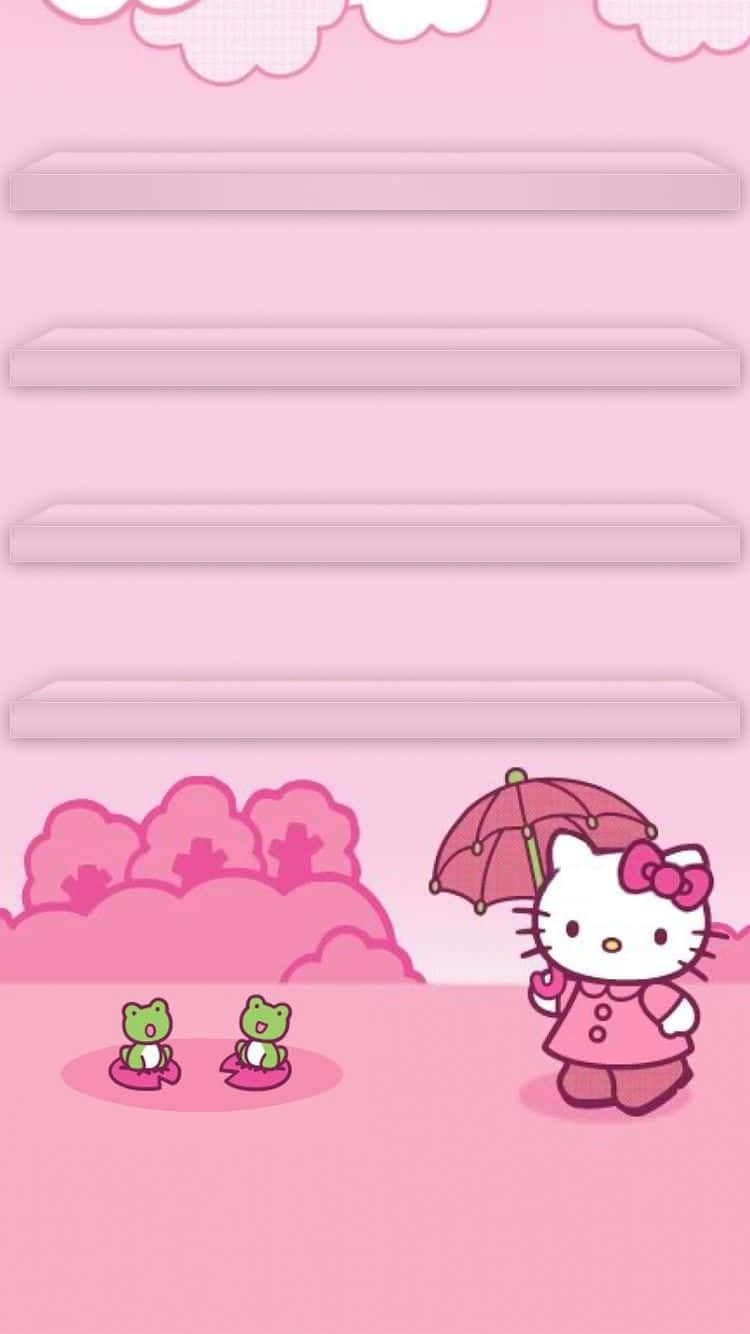 Sanrio Pembe Telefon Duvar Kağıdı