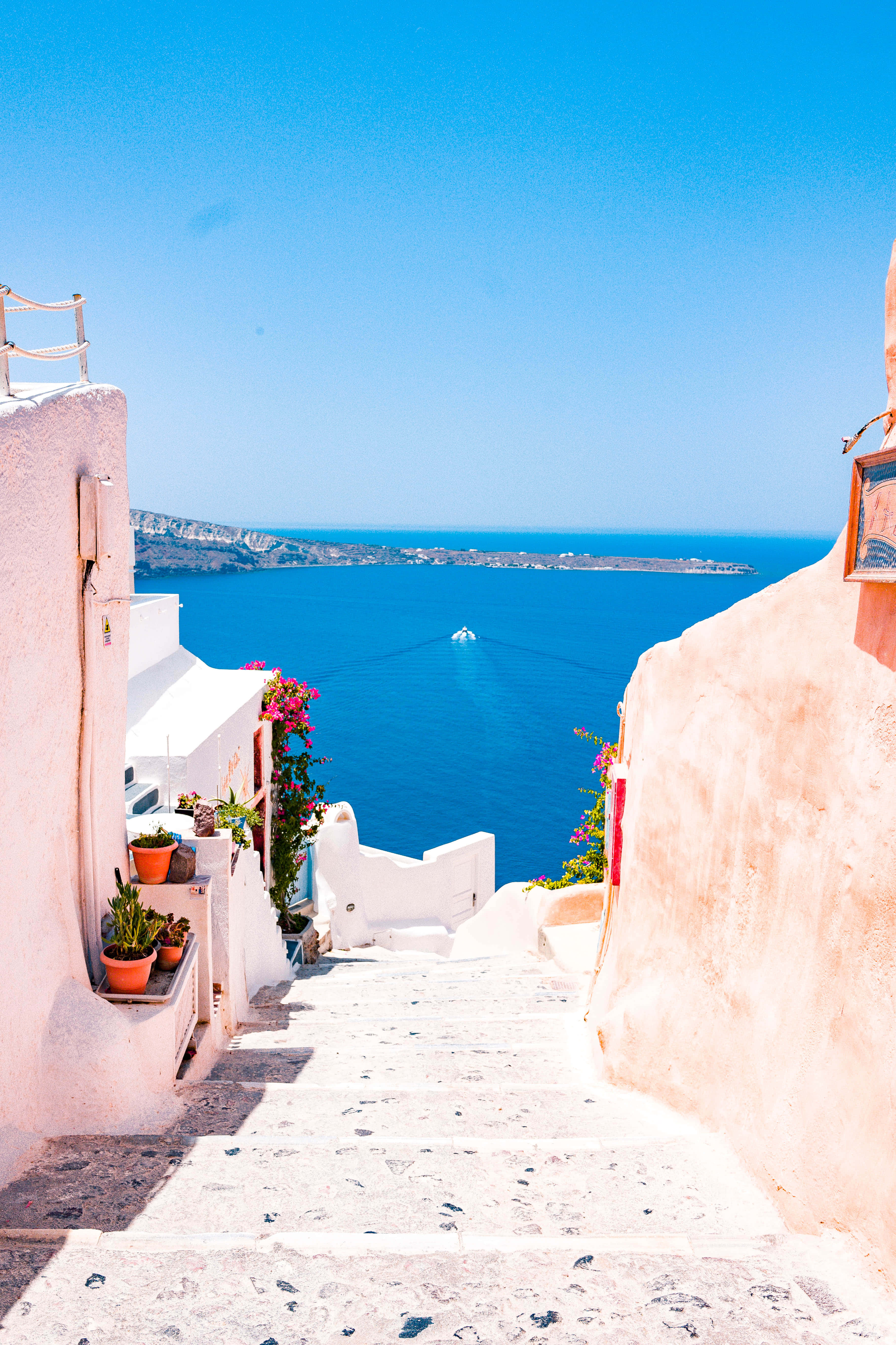 Santorini, Yunanistan'ın Nefes Kesen Manzarasının Keyfini Çıkarın Duvar Kağıdı