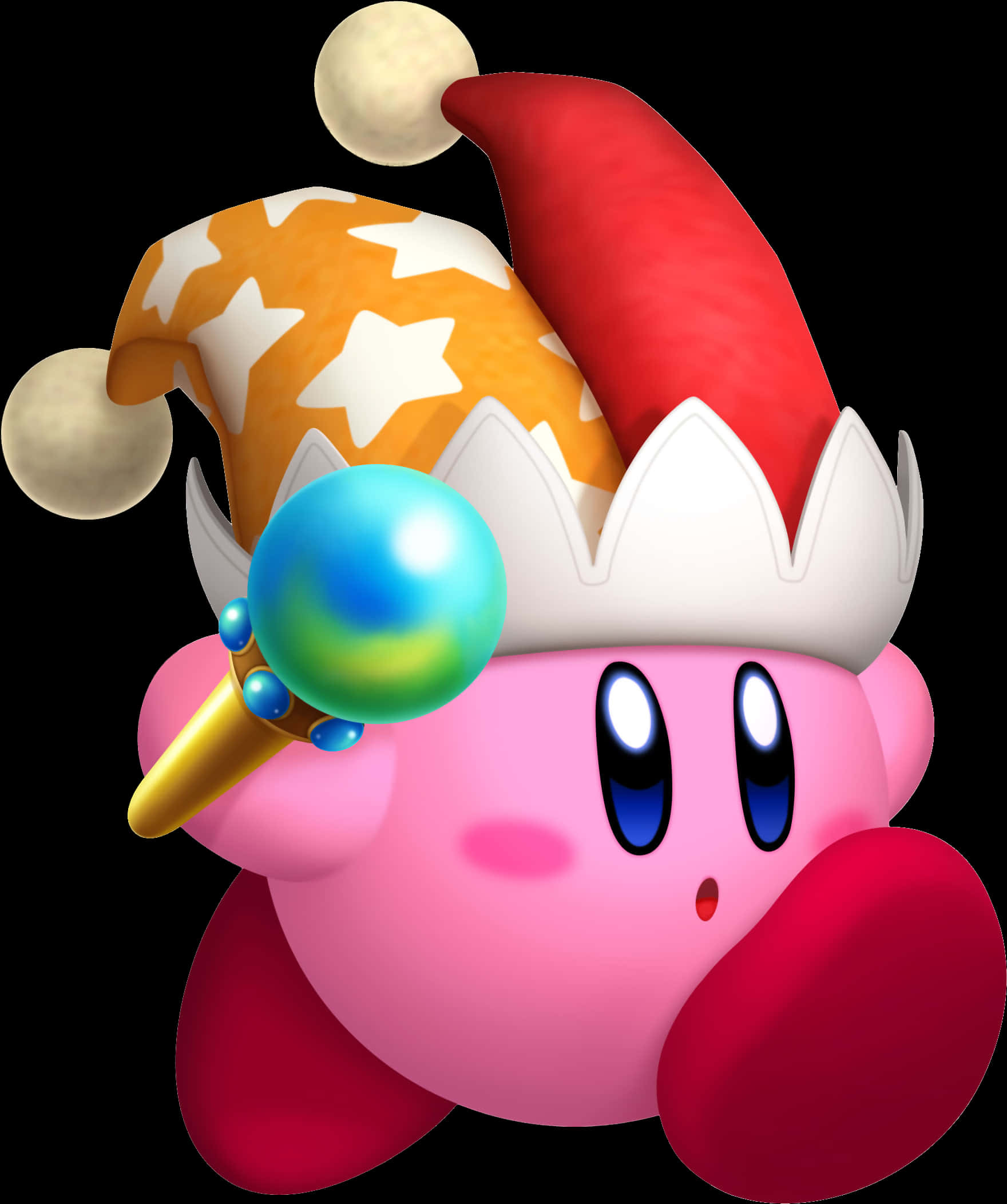 Şapkalı Soytarı Kirby Duvar Kağıdı
