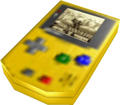 Sarı Gameboy Klasik Bulanık Arka Plan Duvar Kağıdı