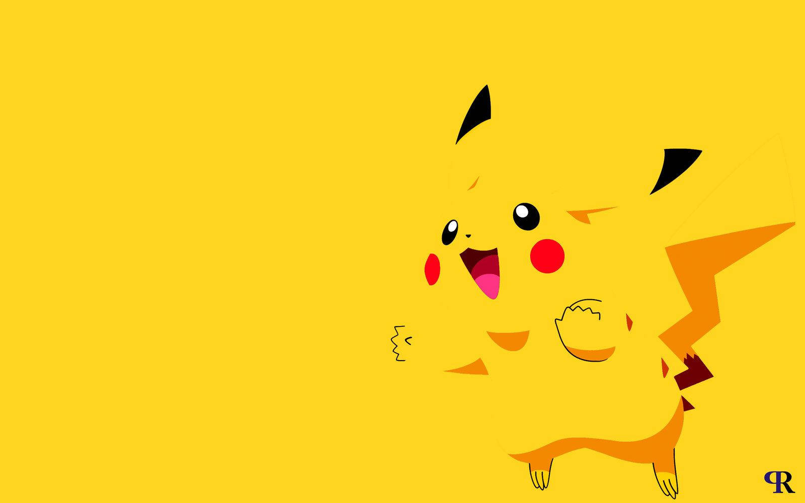 Sarı Pikachu Duvar Kağıdı