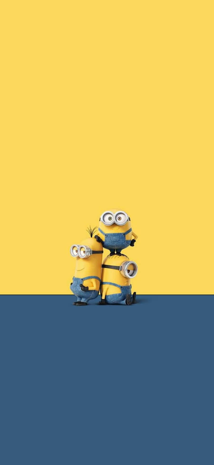 Sarı Ve Mavi Despicable Me Minyon iPhone Duvar Kağıdı