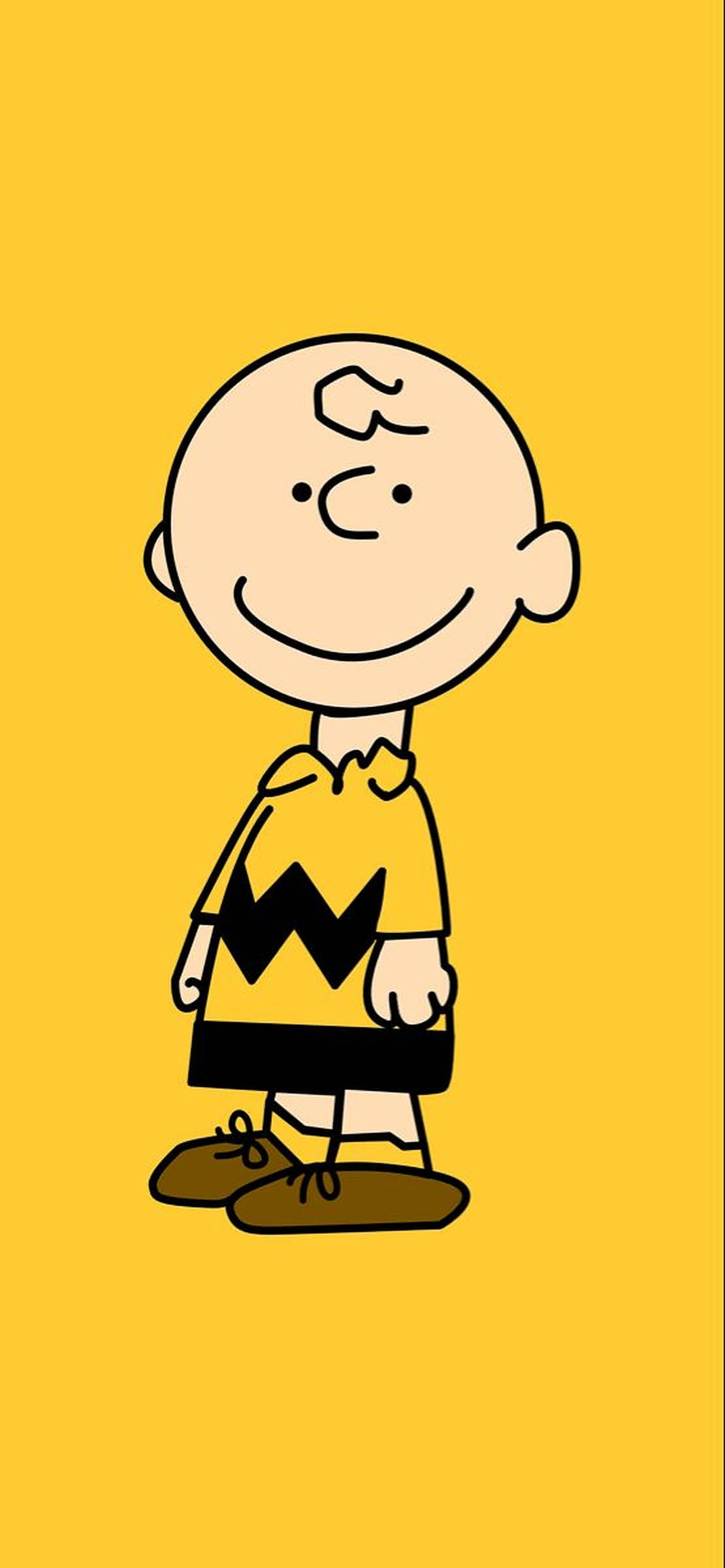 Sarı Sanat Charlie Brown Duvar Kağıdı