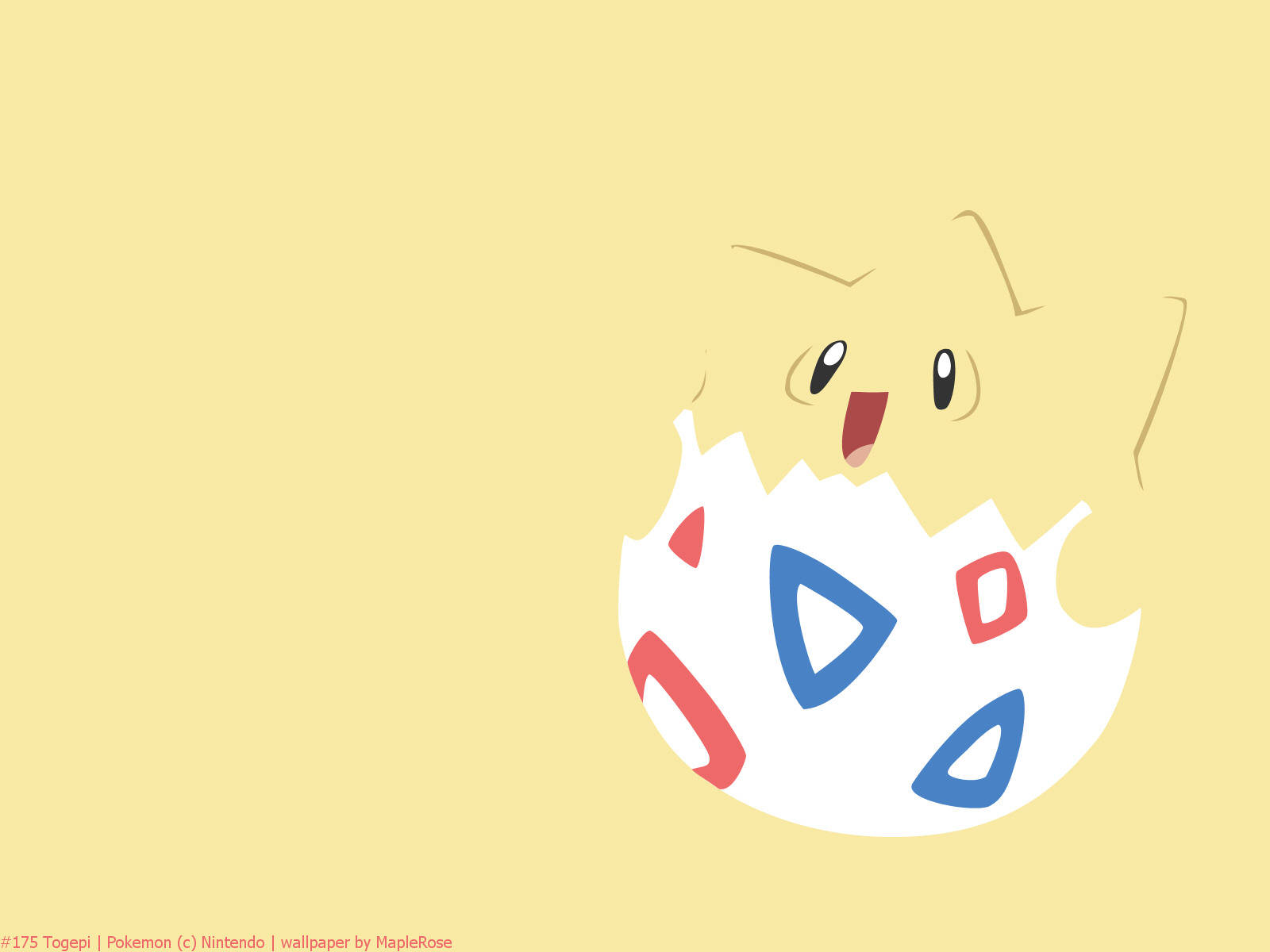Sarı Togepi Sevimli ve Havalı Pokemon Duvar Kağıdı
