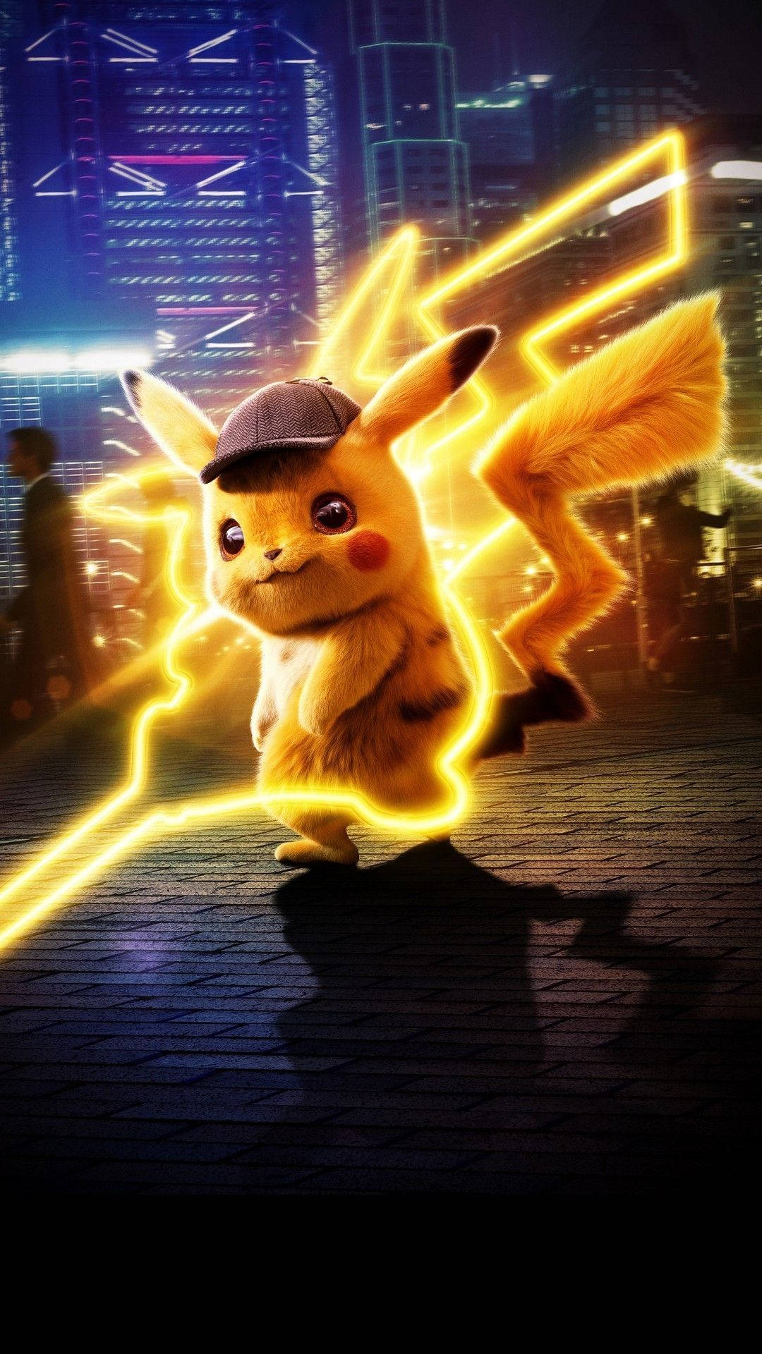 Sarı Yıldırımlı Pikachu Duvar Kağıdı