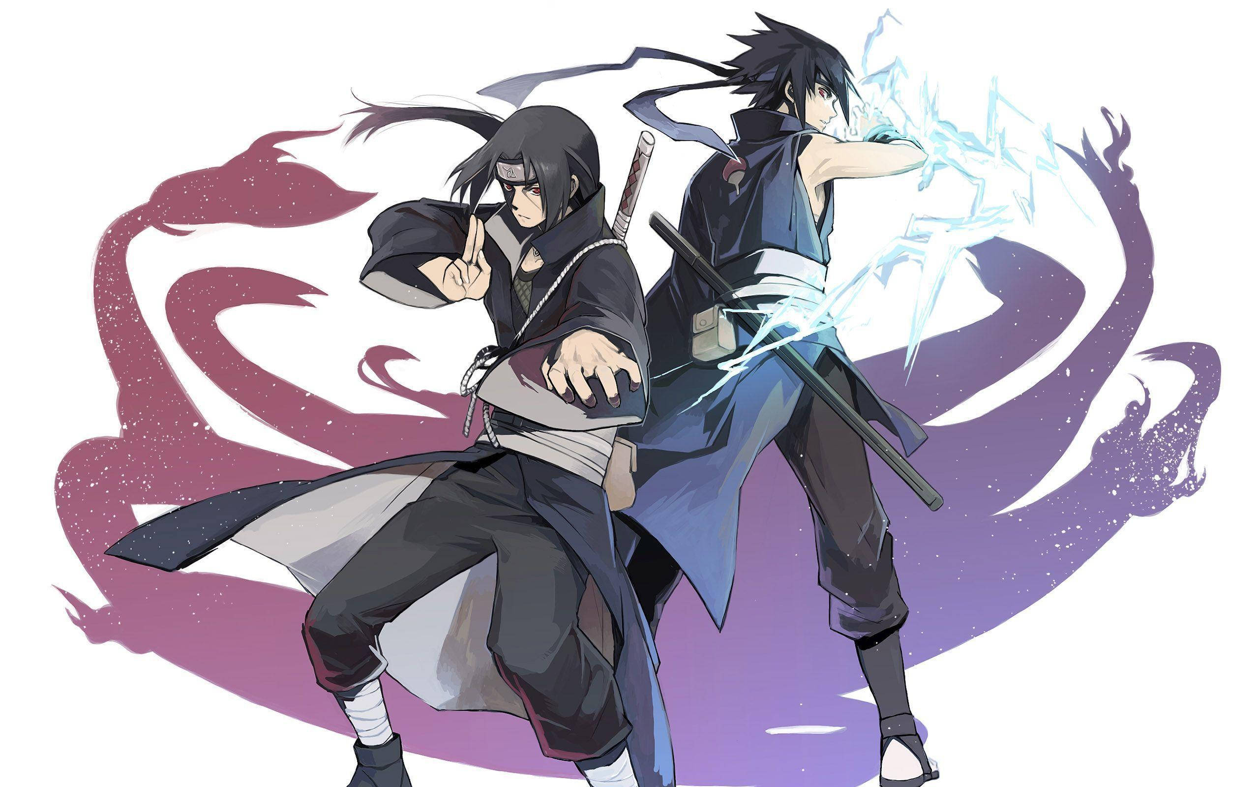Sasuke Chidori'yi Serbest Bırakıyor Duvar Kağıdı
