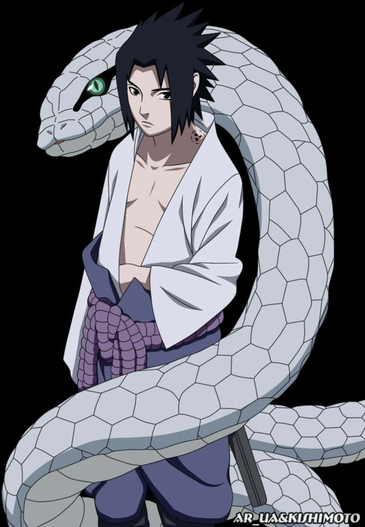 Sasuke ile Dev Yılan Duvar Kağıdı
