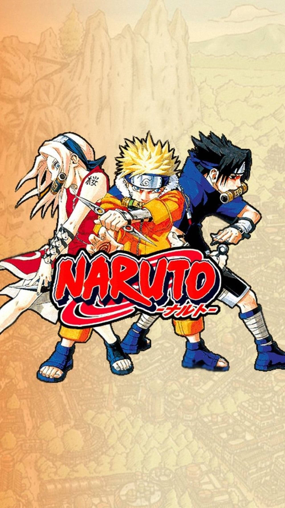Sasuke Naruto iPhone Resmi Logosu Duvar Kağıdı