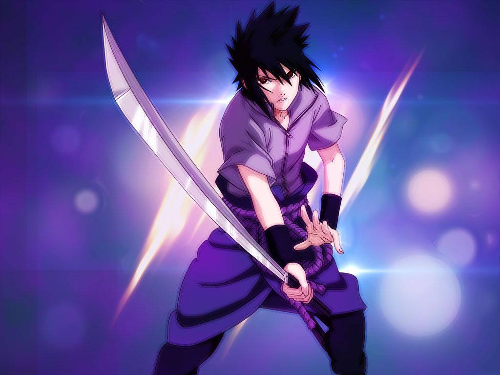 Sasuke Uchiha, Kusanagi Kılıcı'nı kullanıyor Duvar Kağıdı