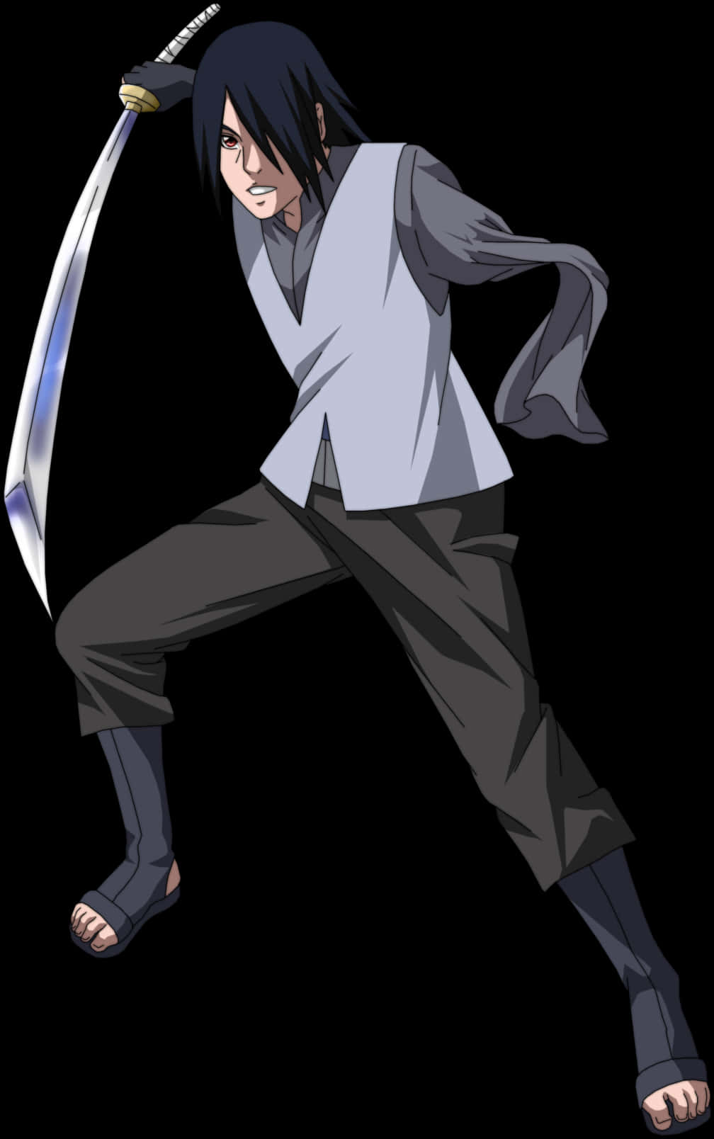 Sasuke Uchiha Savaşa Hazır Duvar Kağıdı