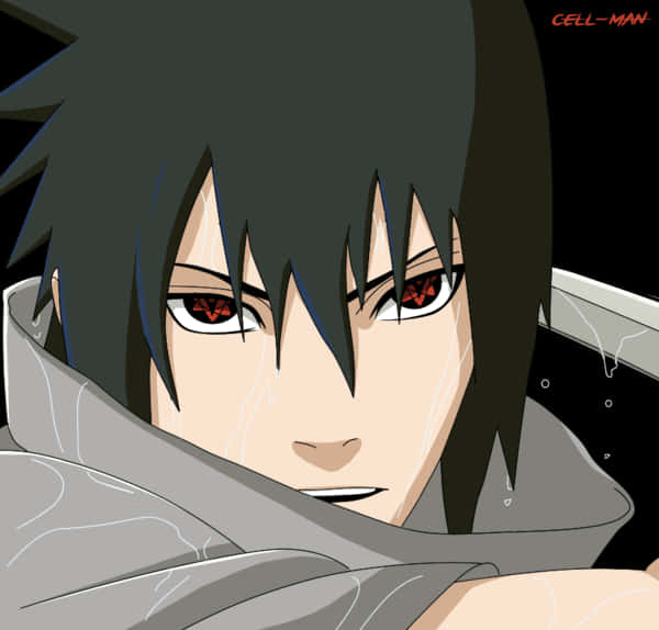 Sasuke Uchiha Sharingan Bakışı Duvar Kağıdı