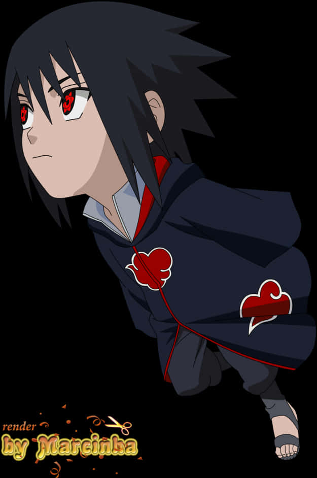 Sasuke Uchiha Sharingan Duruşu Duvar Kağıdı