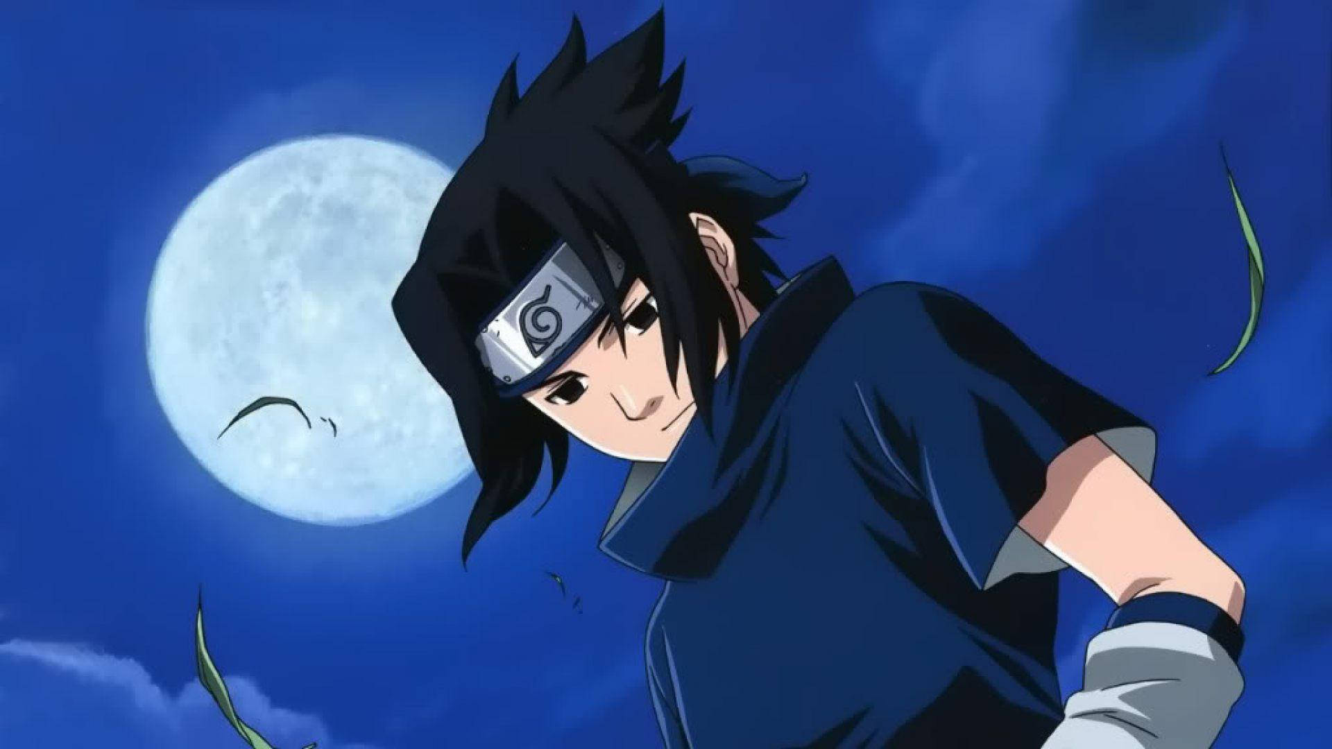 Sasuke ve Ay Instagram Profil Fotoğrafı Duvar Kağıdı
