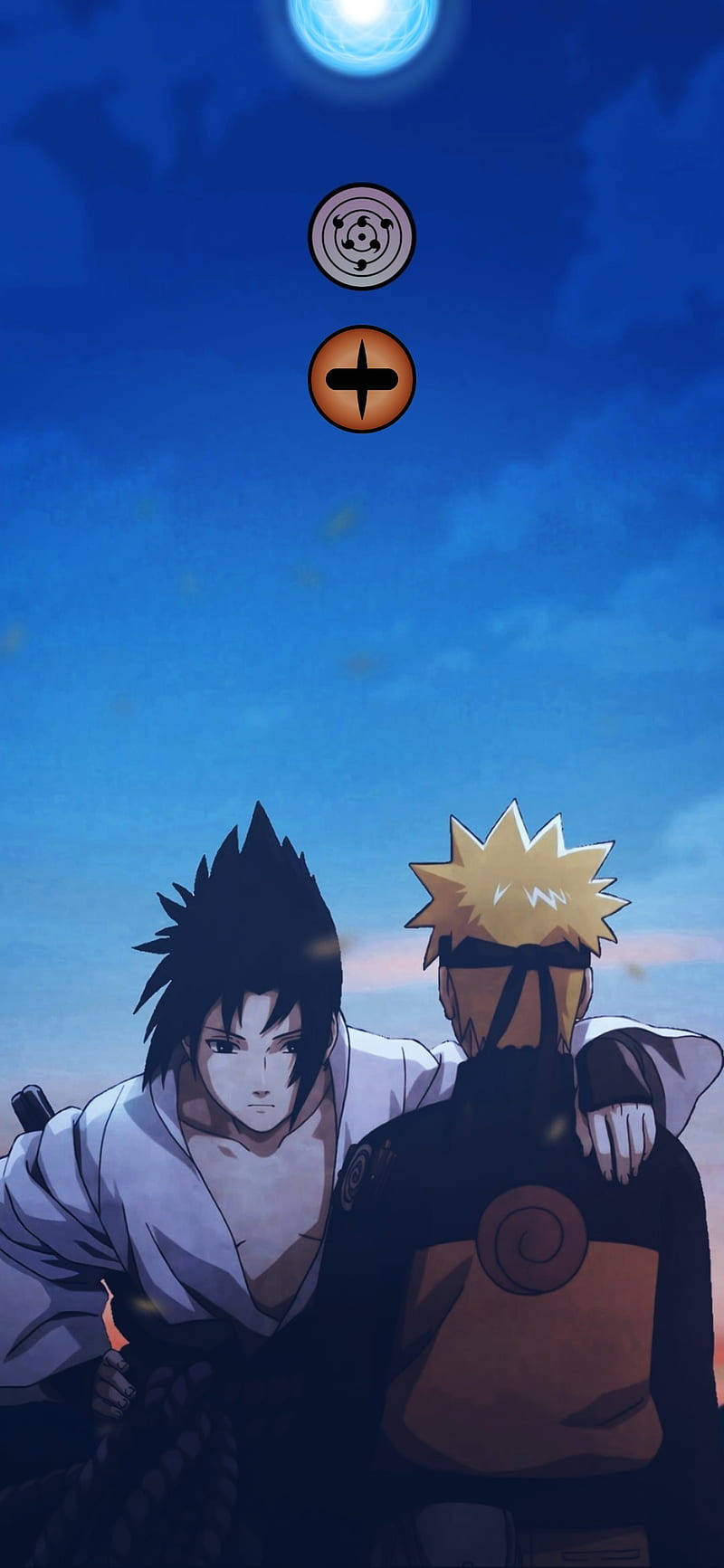 Sasuke ve Naruto Telefon — Naruto telefon GIF Duvar Kağıdı