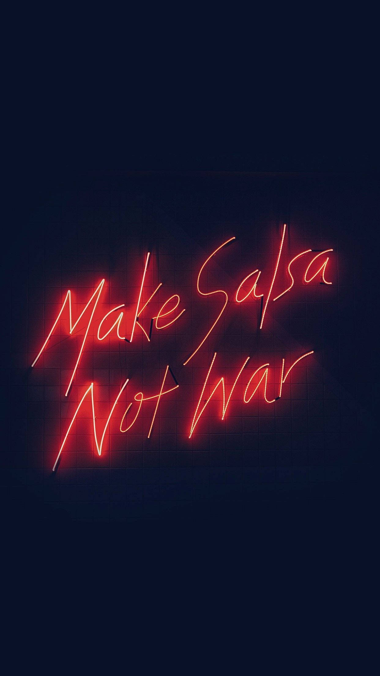 "Savaş Değil Salsa Yap" Duvar Kağıdı