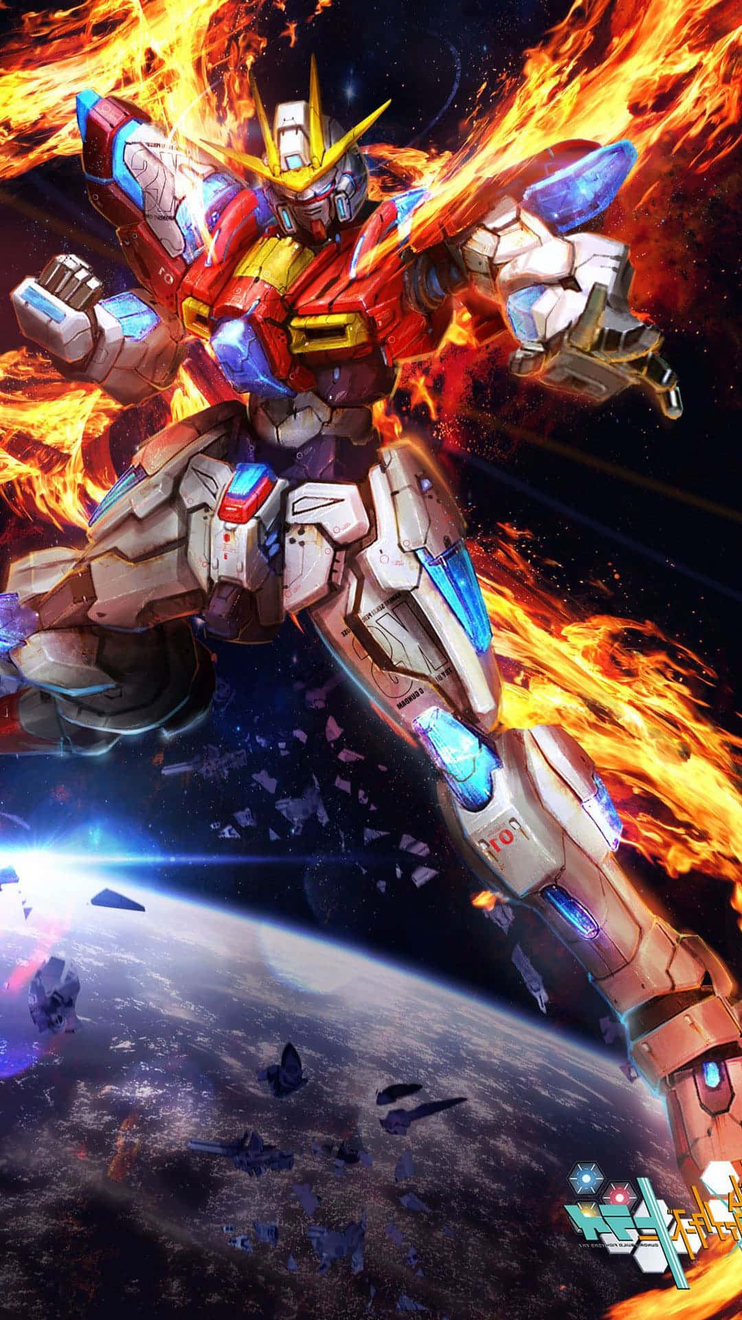 Savaş Robotlarının Savaşı: Gundam Savaşçılarının Karşılaşması Duvar Kağıdı
