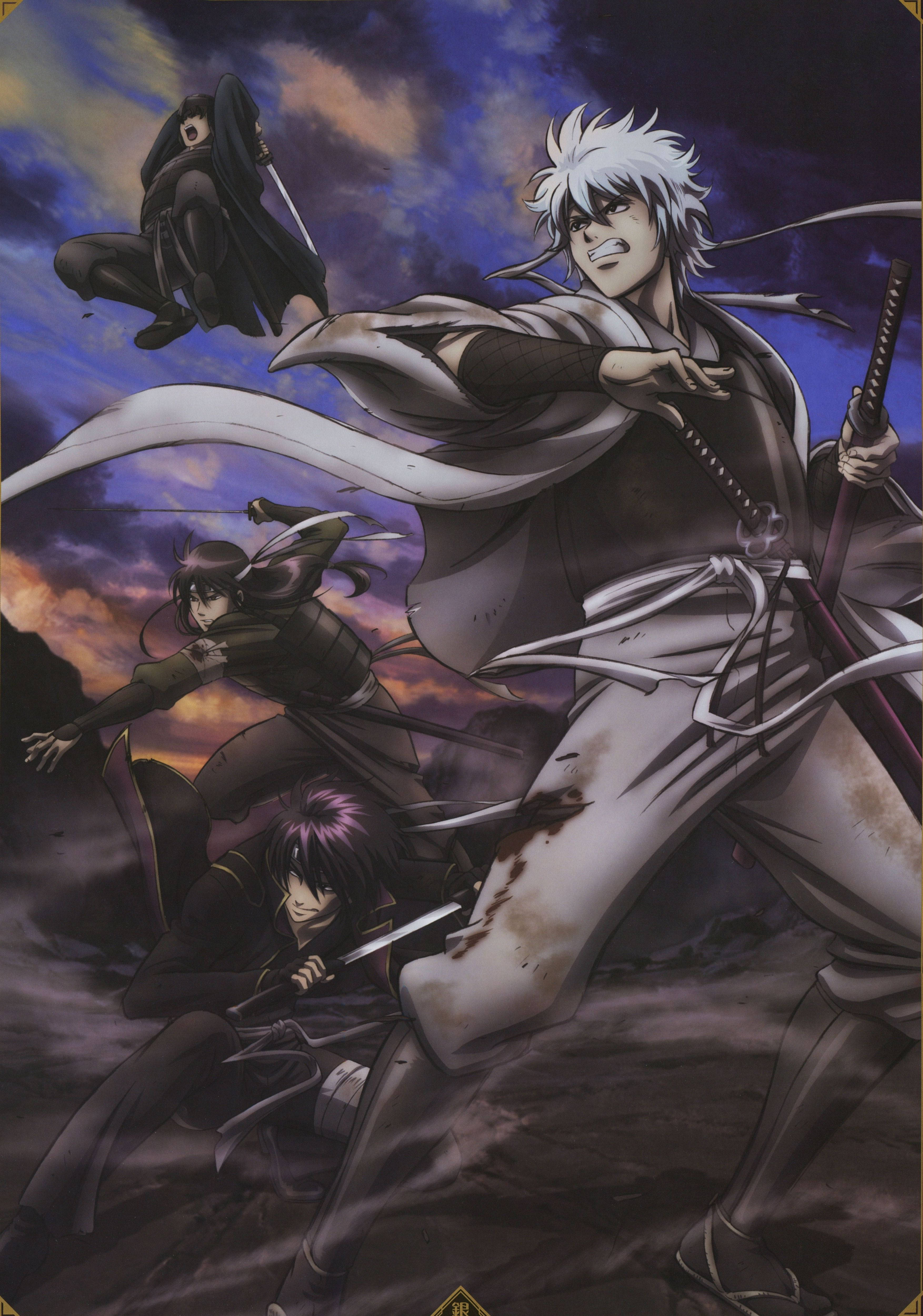 Savaşa Hazır Gintama Karakterleri Duvar Kağıdı