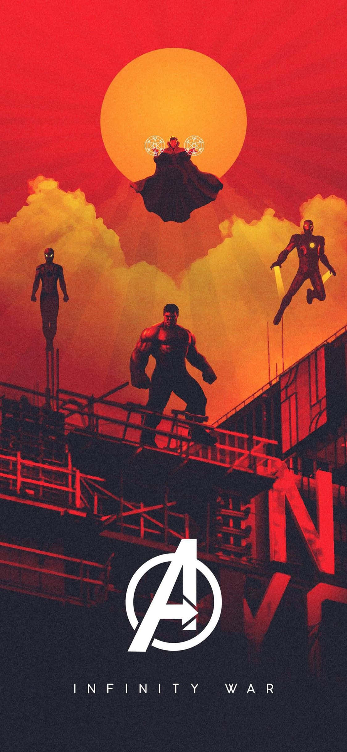Savaşa katıl ve iPhone Xs ile Marvel's Avengers dünyasına adım at. Duvar Kağıdı