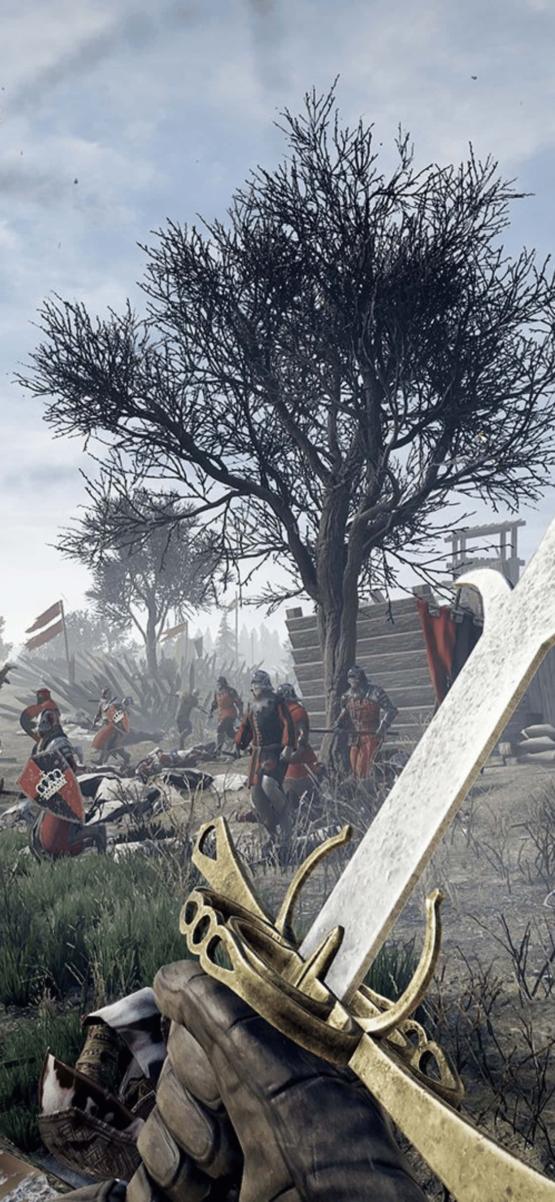 Savaşçılar Savaş Alanı iPhone XS Mordhau Arkaplan Duvar Kağıdı