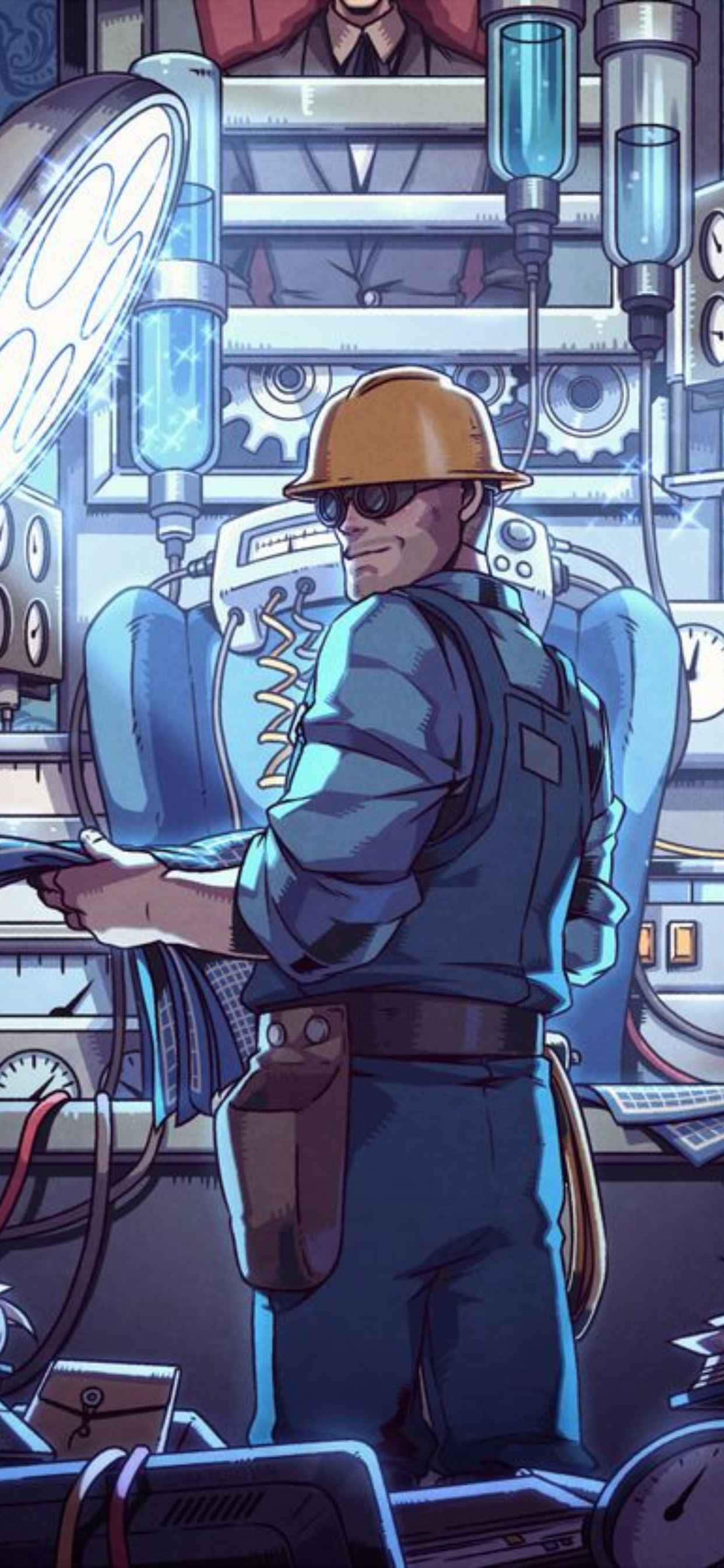 Savaşın Heyecanına Tanık Olun - iPhone XS Max'te Team Fortress 2 Duvar Kağıdı