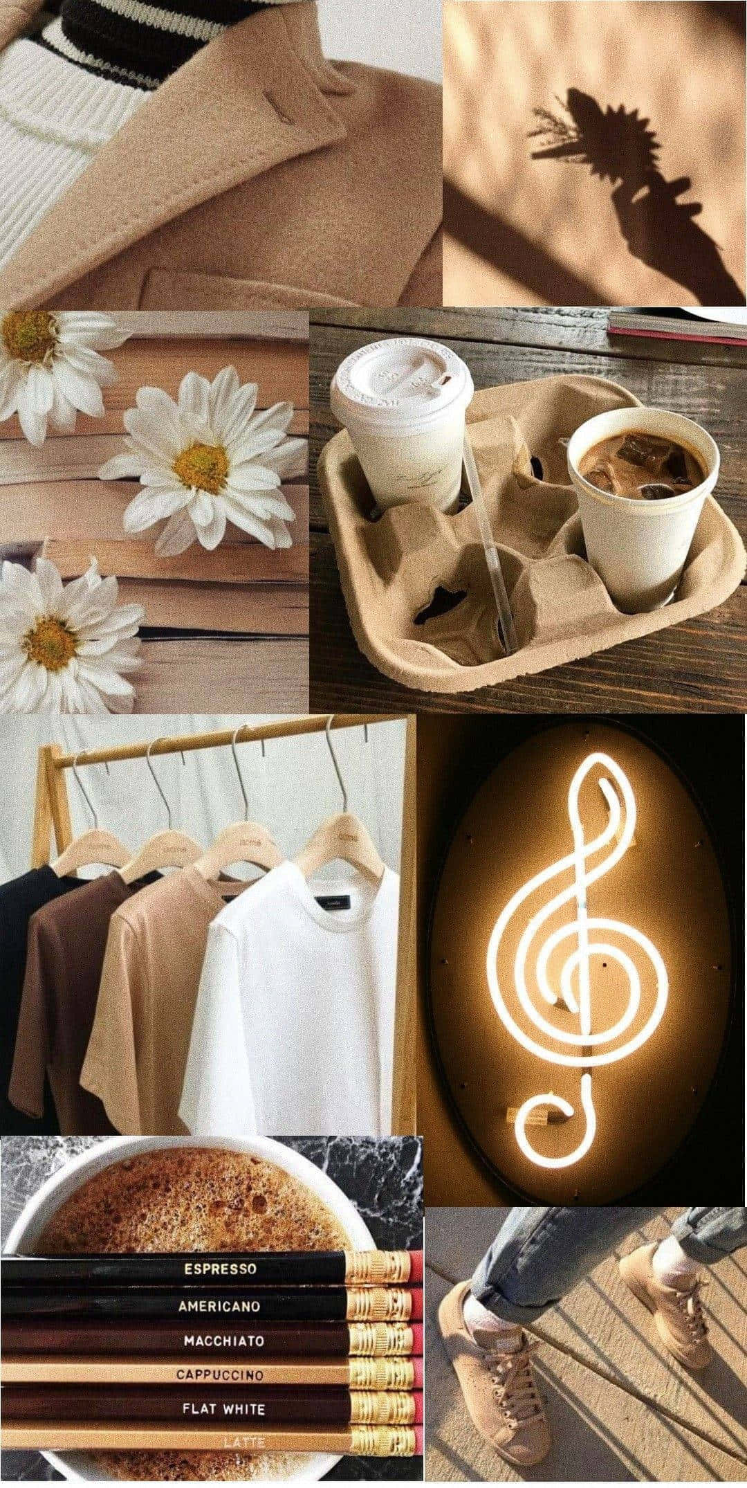 Sıcak, Hafif Toprak Tonları Duvar Kağıdı