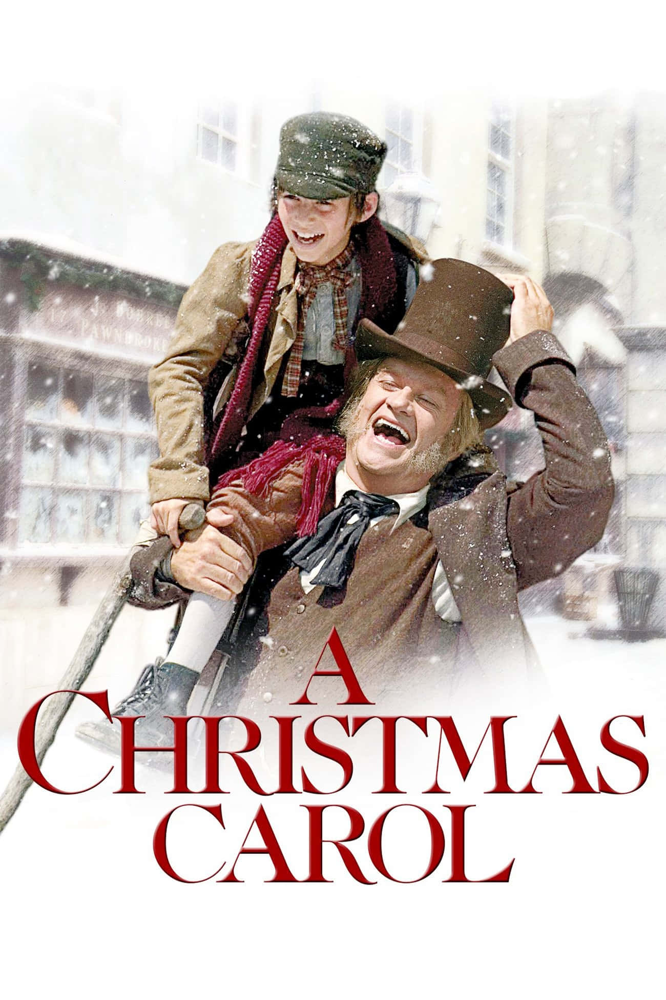 Scrooge'un Charles Dickens'ın Bir Noel Şarkısı'nda kalbinin değişmesi Duvar Kağıdı