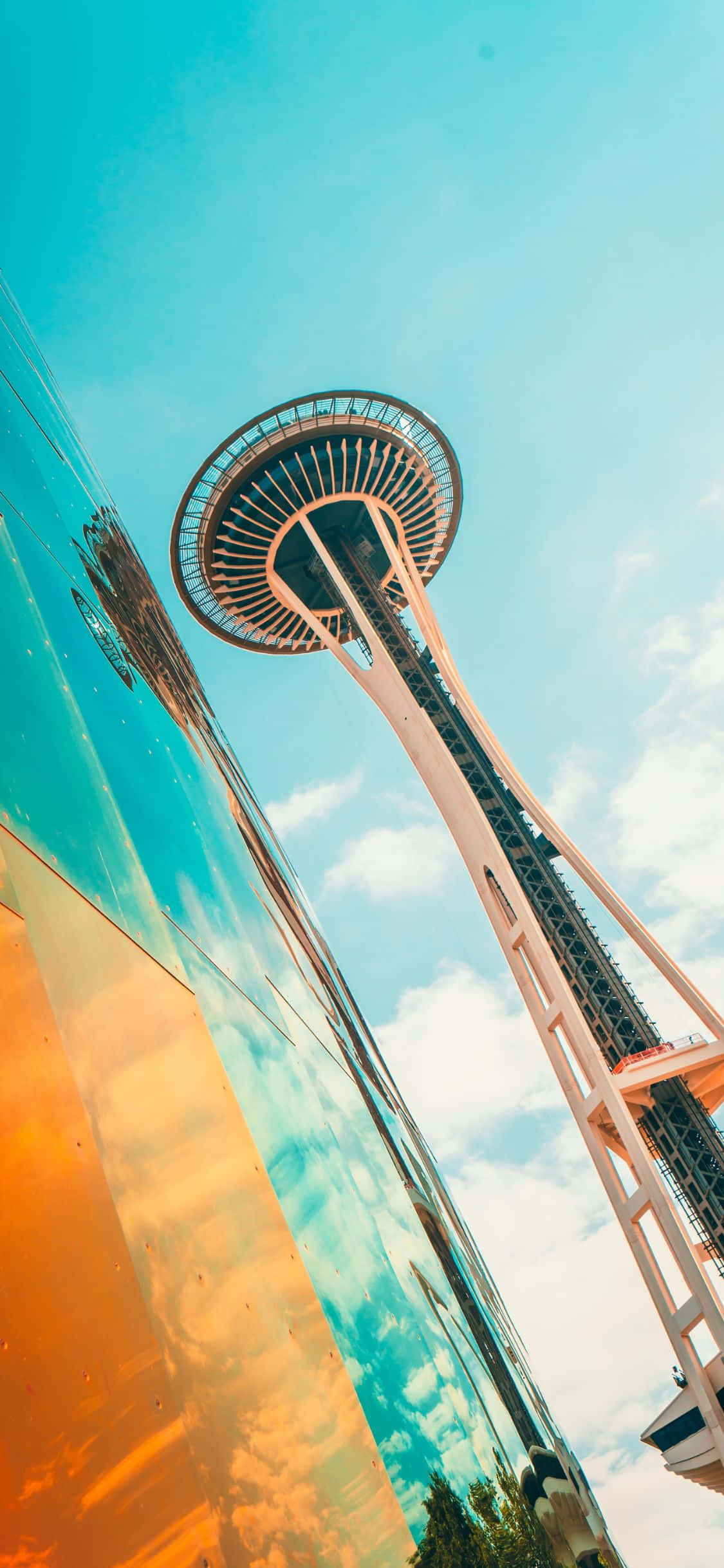 Seattle'da iPhone X ile manzaralı görüntünün keyfini çıkarın Duvar Kağıdı