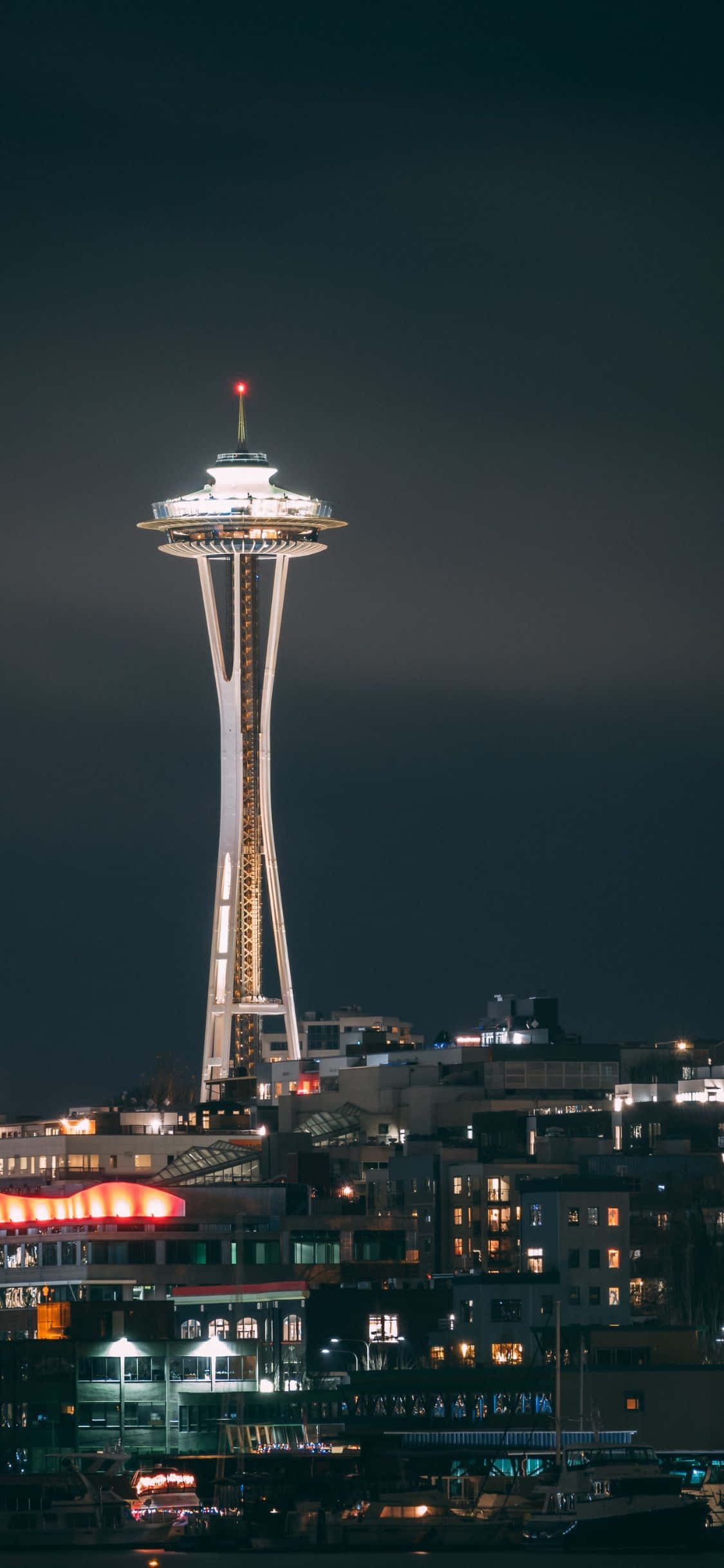 Seattle'da Muhteşem Gün Batımı, iPhone X ile Duvar Kağıdı