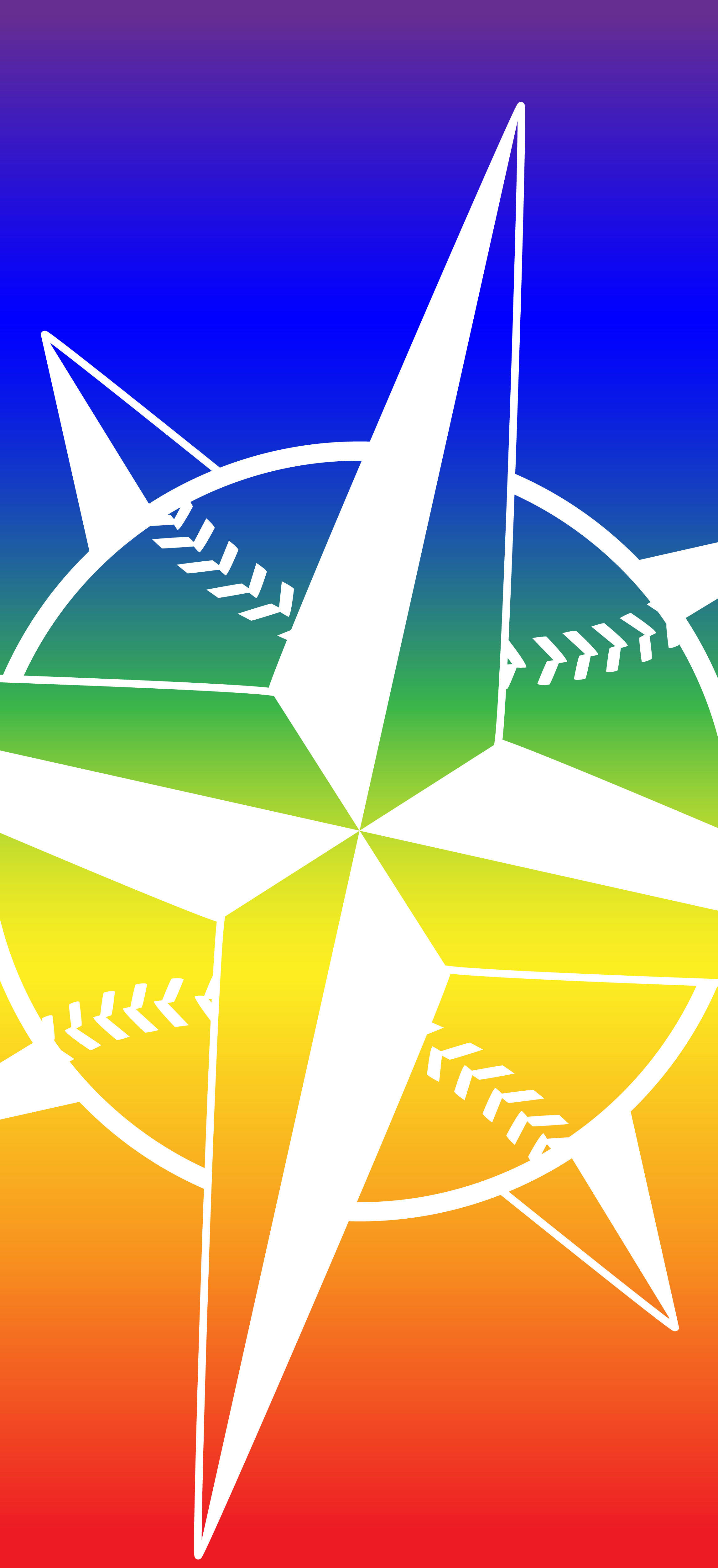 Seattle Mariners Gökkuşağı Logosu Duvar Kağıdı