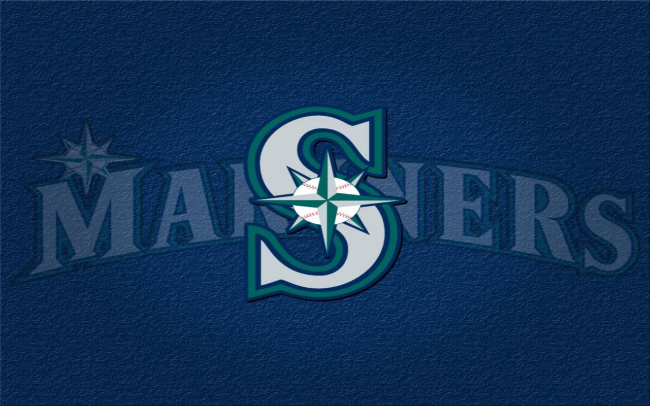 Seattle Mariners Monogram Logosu Duvar Kağıdı