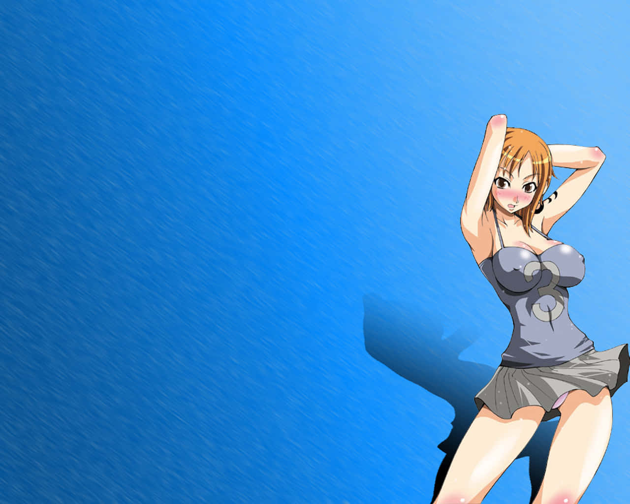 Seksi Nami One Piece Anime Duvar Kağıdı