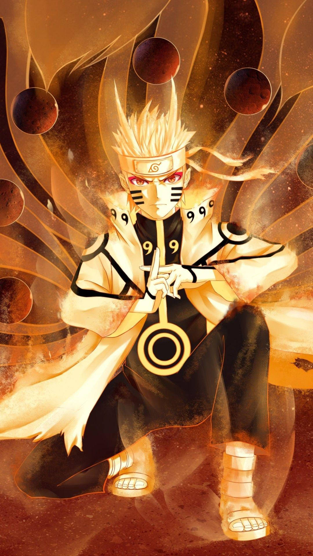 Senjustsu Etkisi Naruto Telefon Duvar Kağıdı